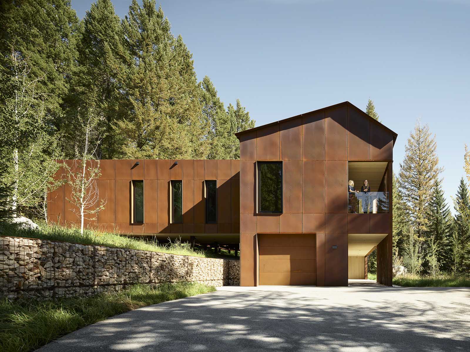 CLB Architects,别墅设计案例,别墅设计方案,度假别墅,山景别墅,景观别墅,原木色