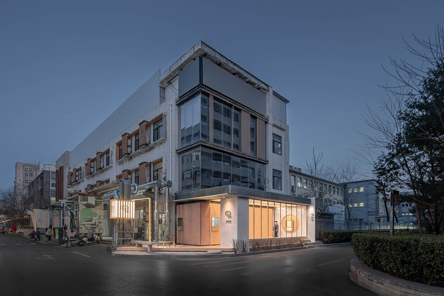 茶饮店设计,茶亭设计,艺术区茶饮店,开放式茶饮店,茶饮店设计方案,茶饮店设计案例,北京798艺术区-李茶的茶,北京,不忿工作室