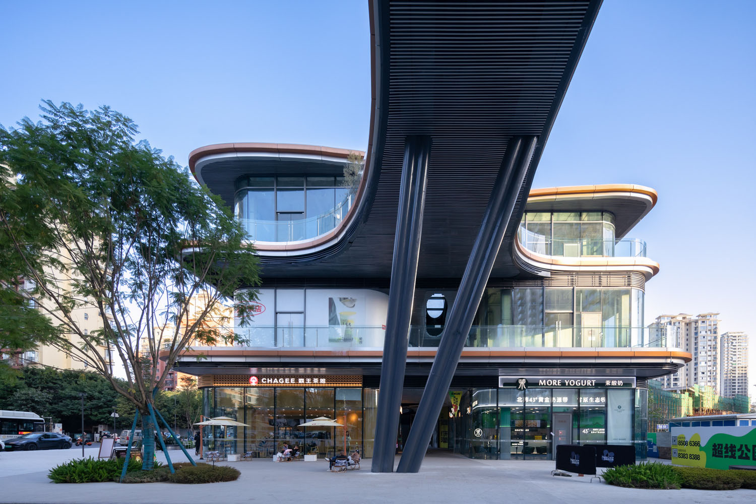 Aedas,成都超线公园,商业街区,公共街区,商场景观设计,成都,超线公园商业街区,购物商业街,购物步行街