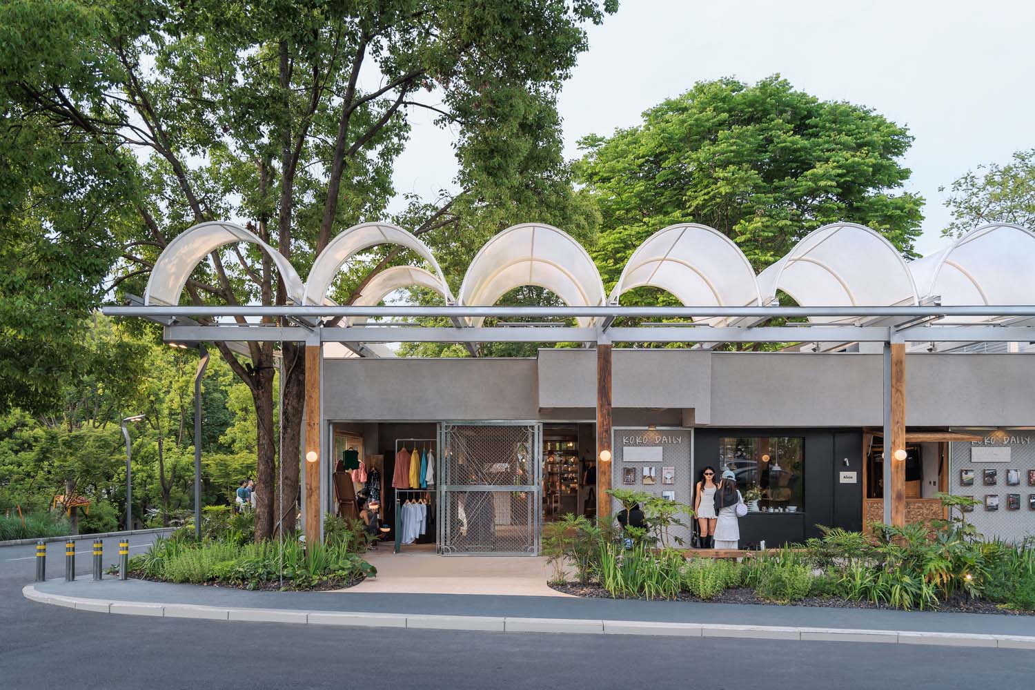 几里建筑,成都KOKO Market,商业街区,公共街区,成都KOKO Market 麓湖,成都麓湖,成都,购物商业街,购物步行街