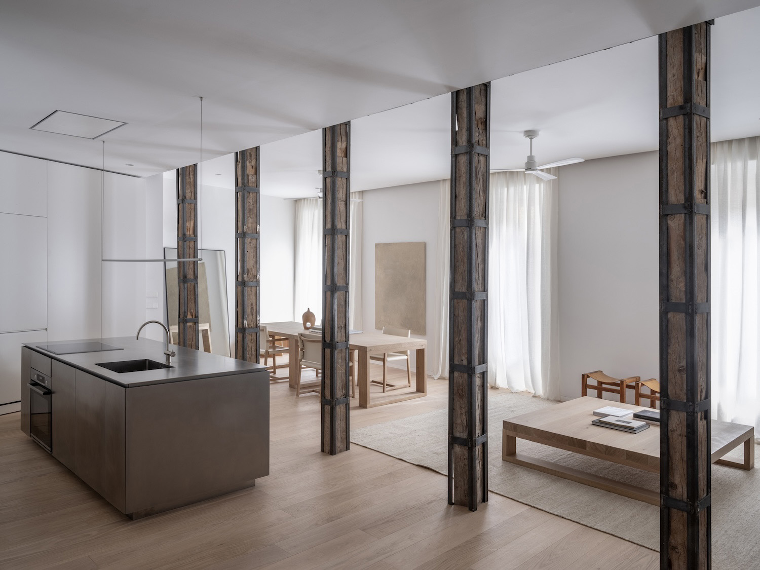 Donaire Milans Arquitectos,住宅设计,公寓设计案例,公寓设计方案,公寓改造,极简主义,极简风格,西班牙,马德里