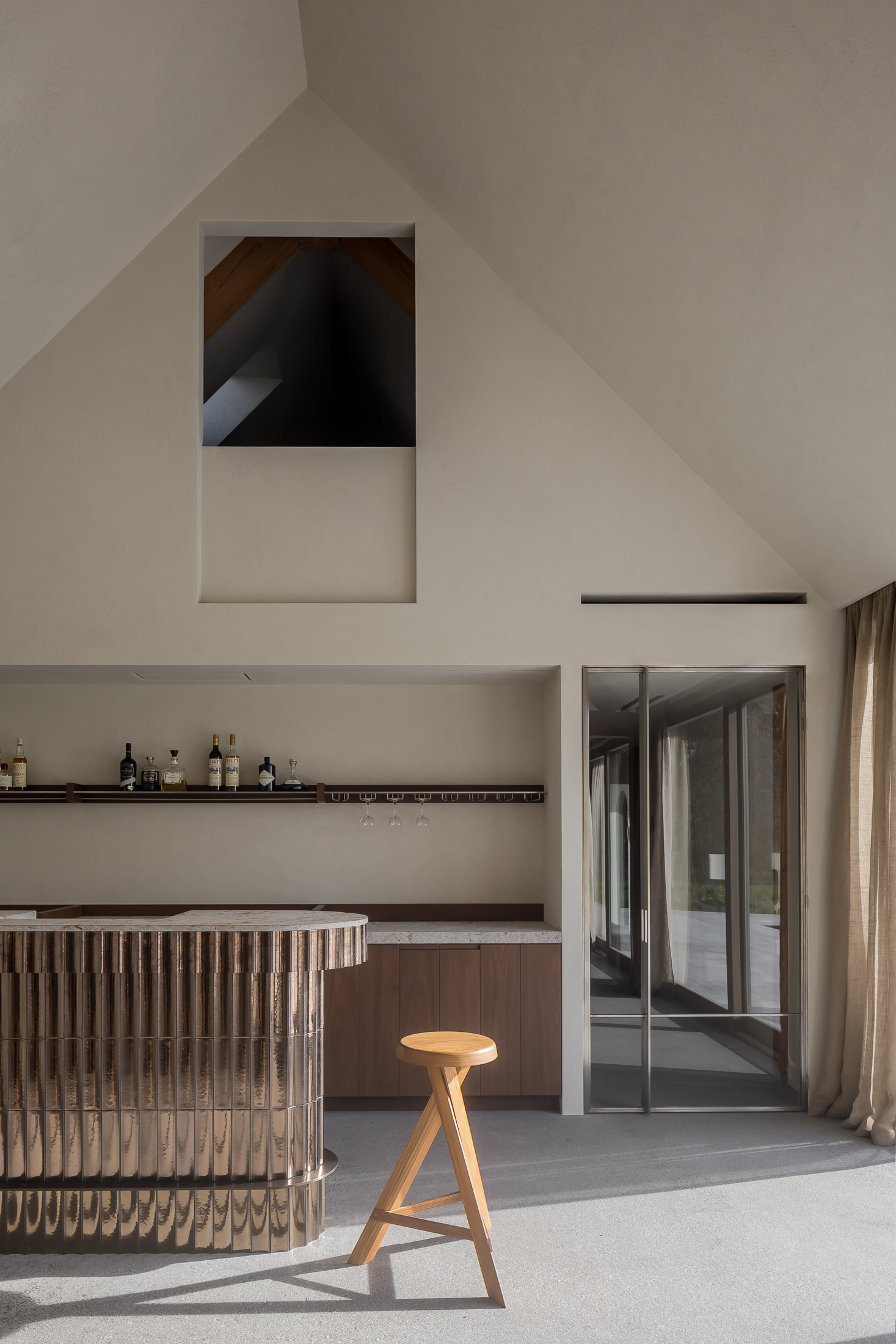 Anne-Cathérine Ramboux,住宅设计,住宅设计案例,住宅设计方案,比利时,极简主义,极简风格,阁楼