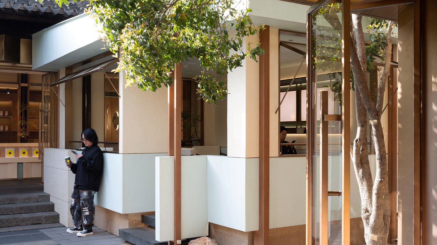 茶饮店设计,茶室设计,新中式茶室设计,新中式茶饮店,茶室设计案例,茶室设计方案,无锡惠山古镇小茶栽堂,无锡,欧阳跳建筑设计