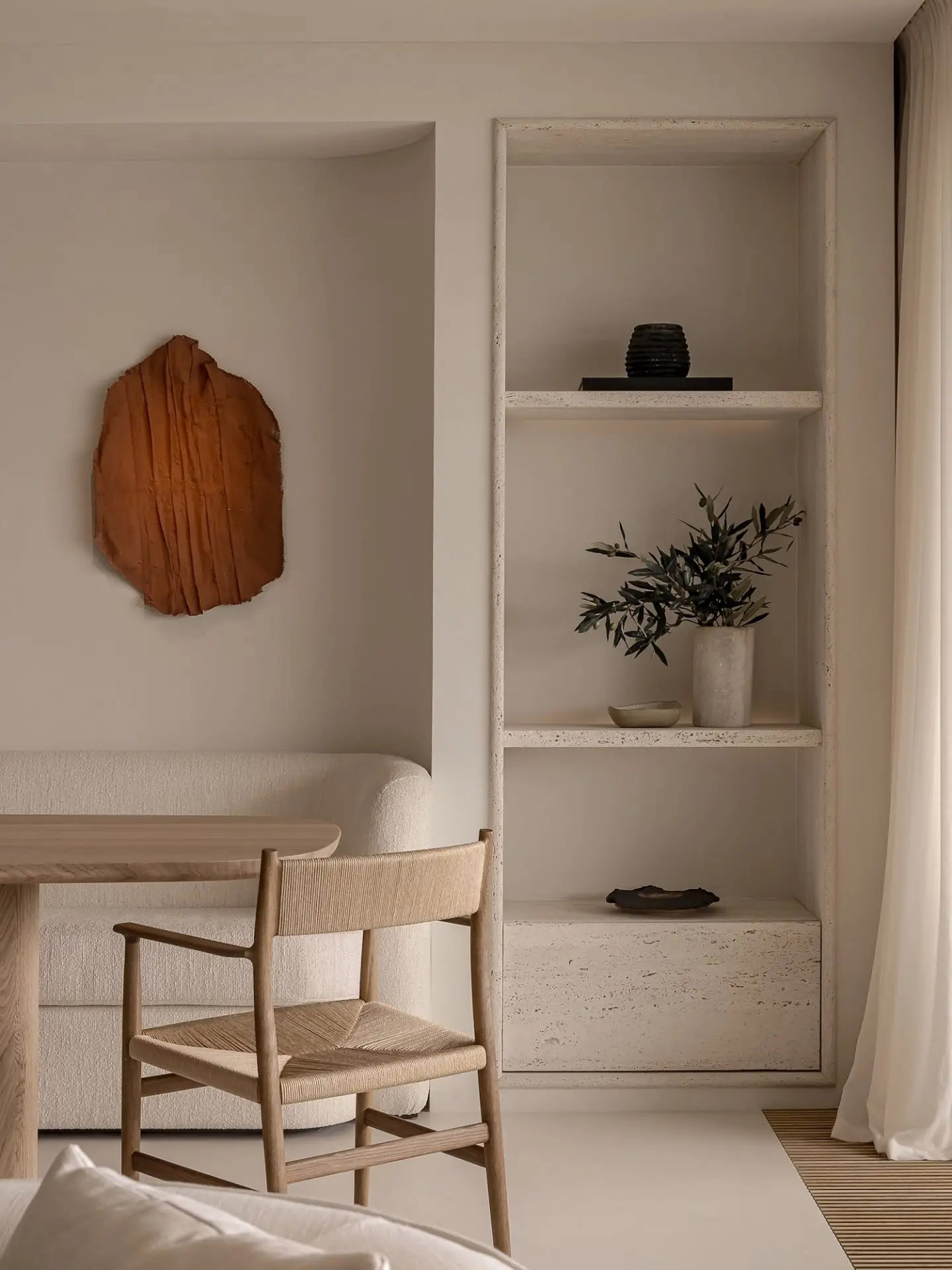 Nathalie Deboel,公寓设计案例,公寓设计方案,比利时,原木色,极简主义,极简风格