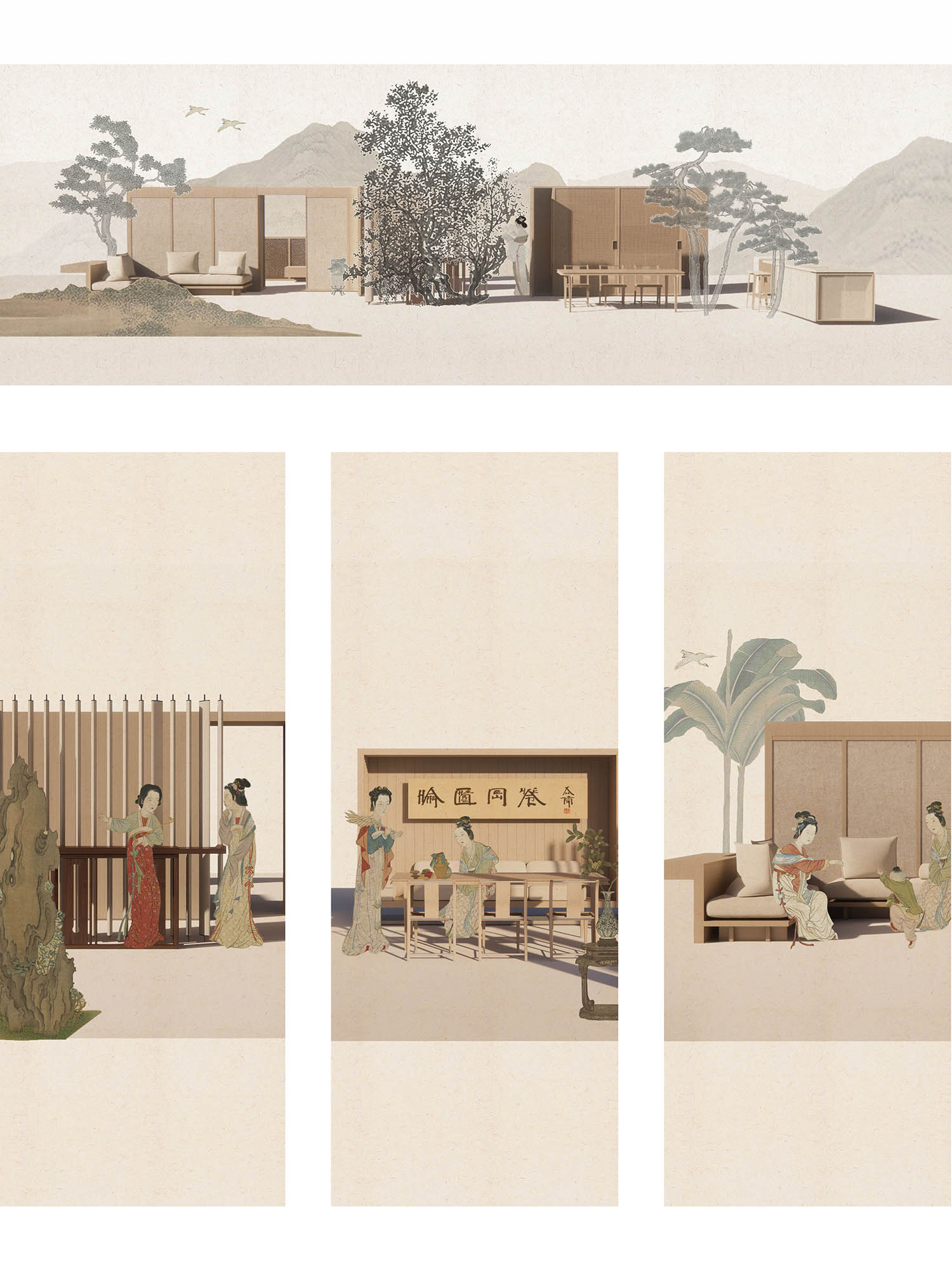 200㎡大平层设计,200㎡,大平层设计,住宅设计,现代风格大平层设计,大平层设计案例,大平层设计方案,北京大平层-所有,北京,行十设计