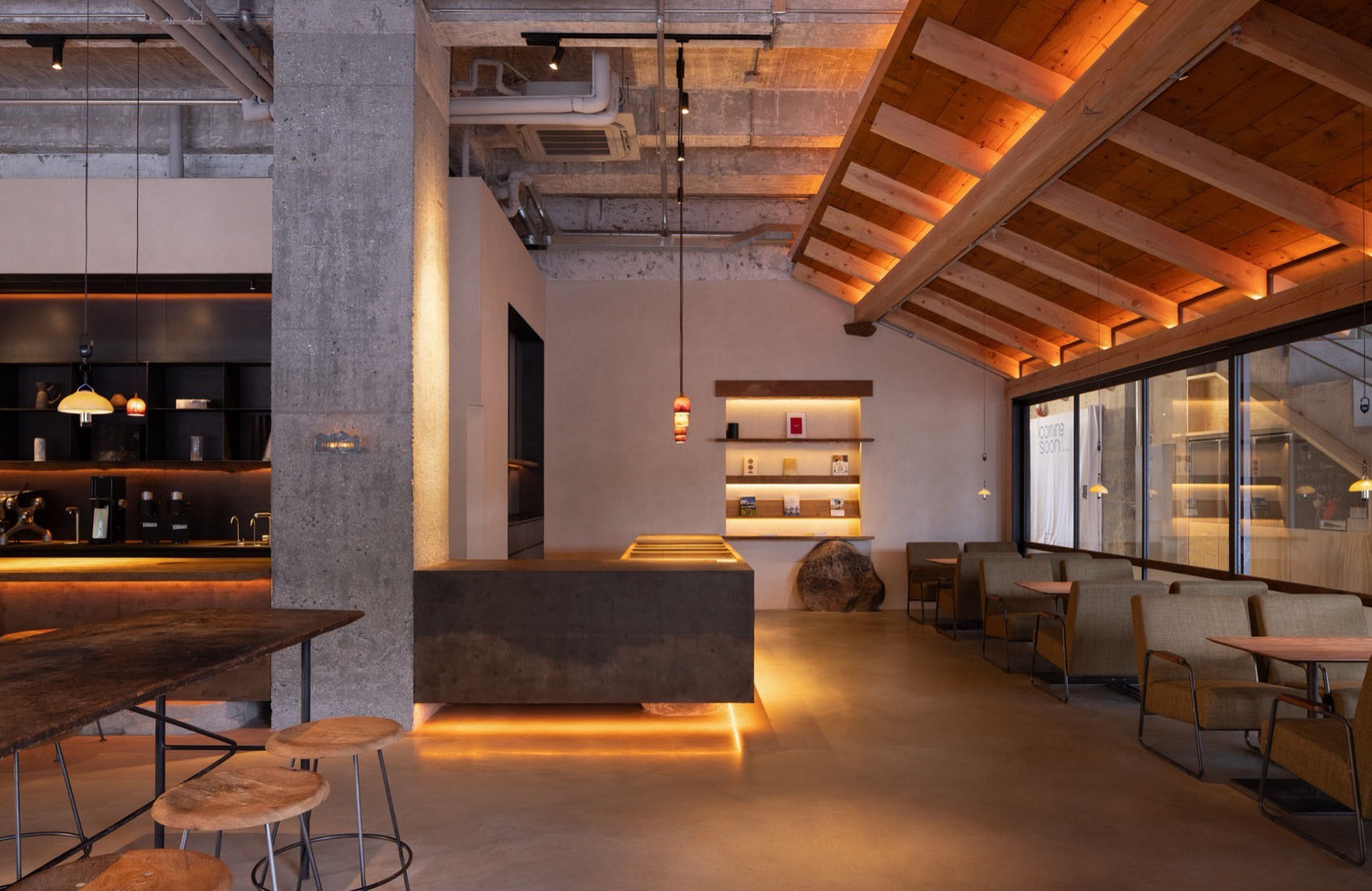 户外主题咖啡店设计,咖啡店设计方案,咖啡店设计案例,咖啡店设计,杭州,开放式咖啡店,山系咖啡店,杭州,杭州山野咖啡·BAC店,杭州观堂设计