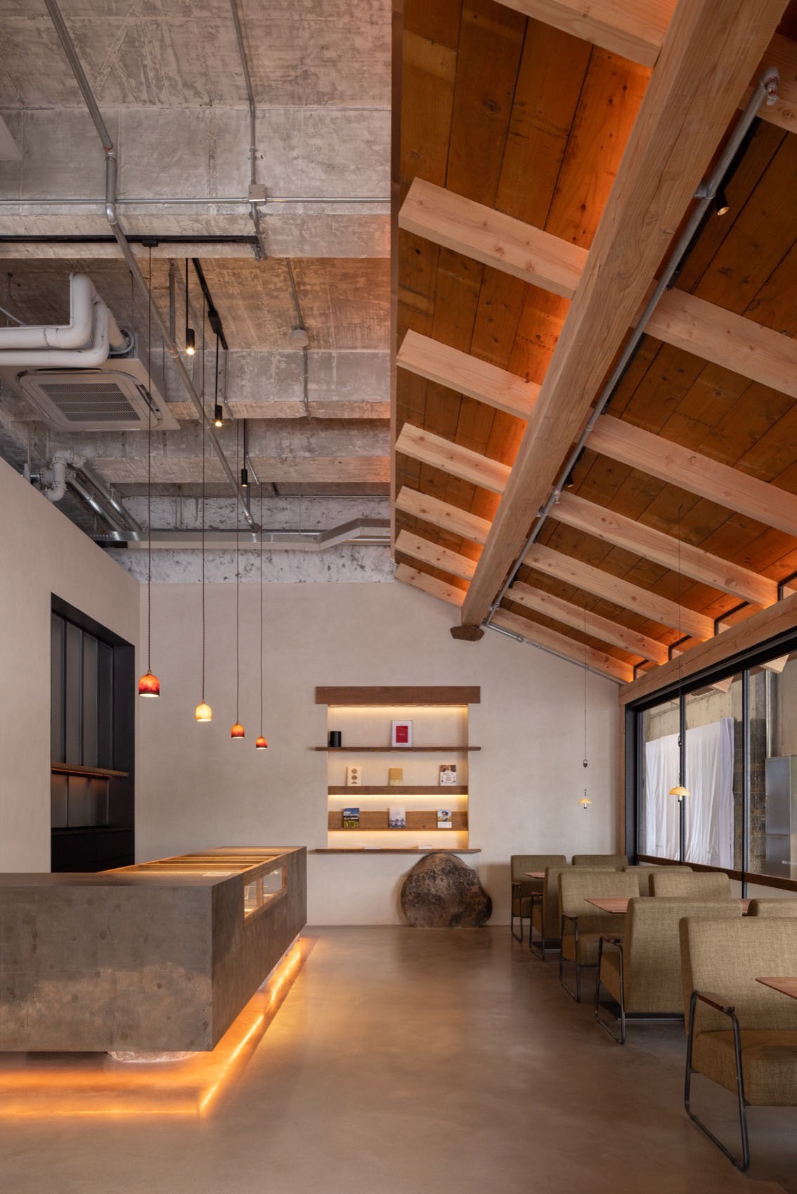 户外主题咖啡店设计,咖啡店设计方案,咖啡店设计案例,咖啡店设计,杭州,开放式咖啡店,山系咖啡店,杭州,杭州山野咖啡·BAC店,杭州观堂设计