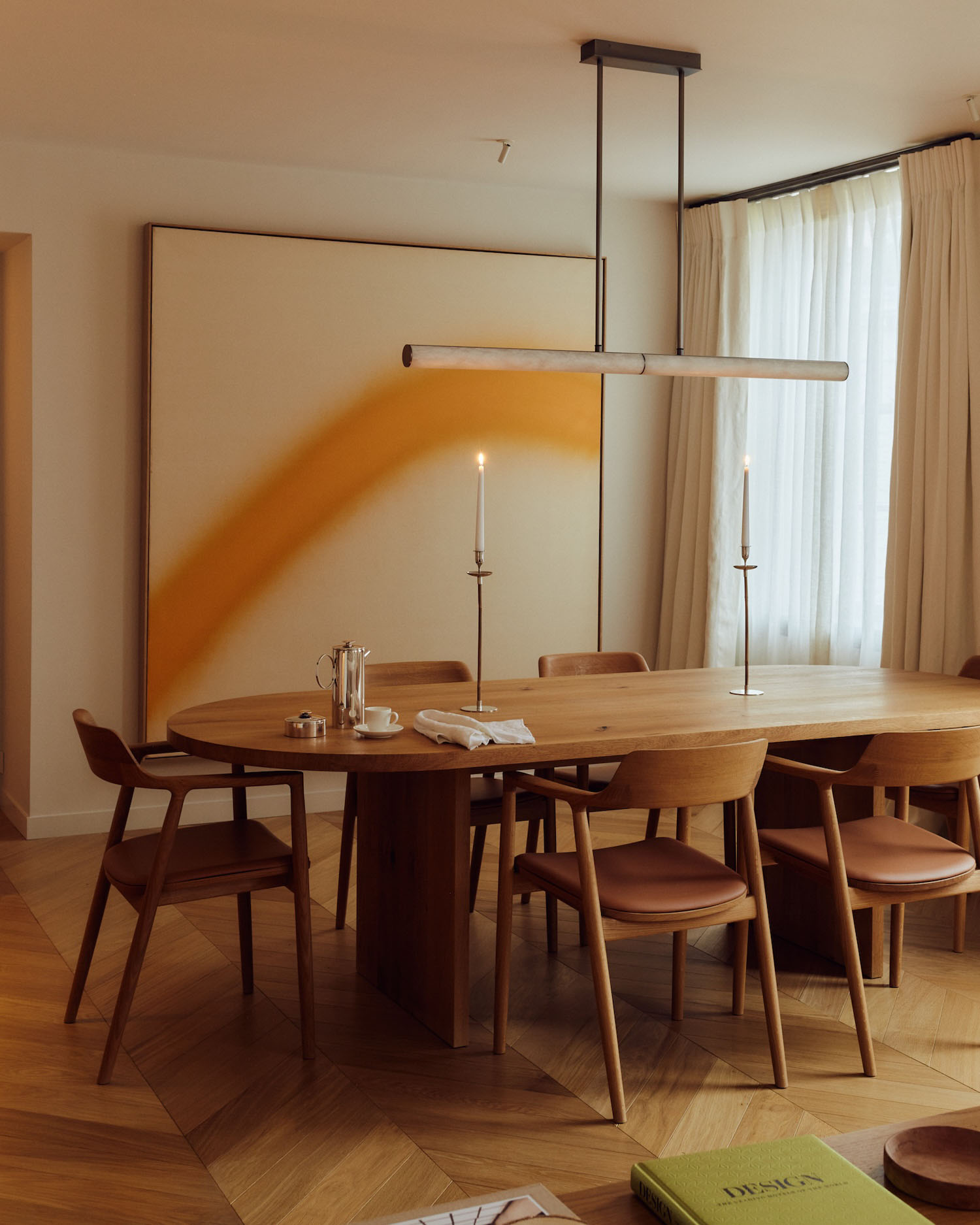 公寓设计,Nice Projects,英国,伦敦,公寓设计案例,原木色