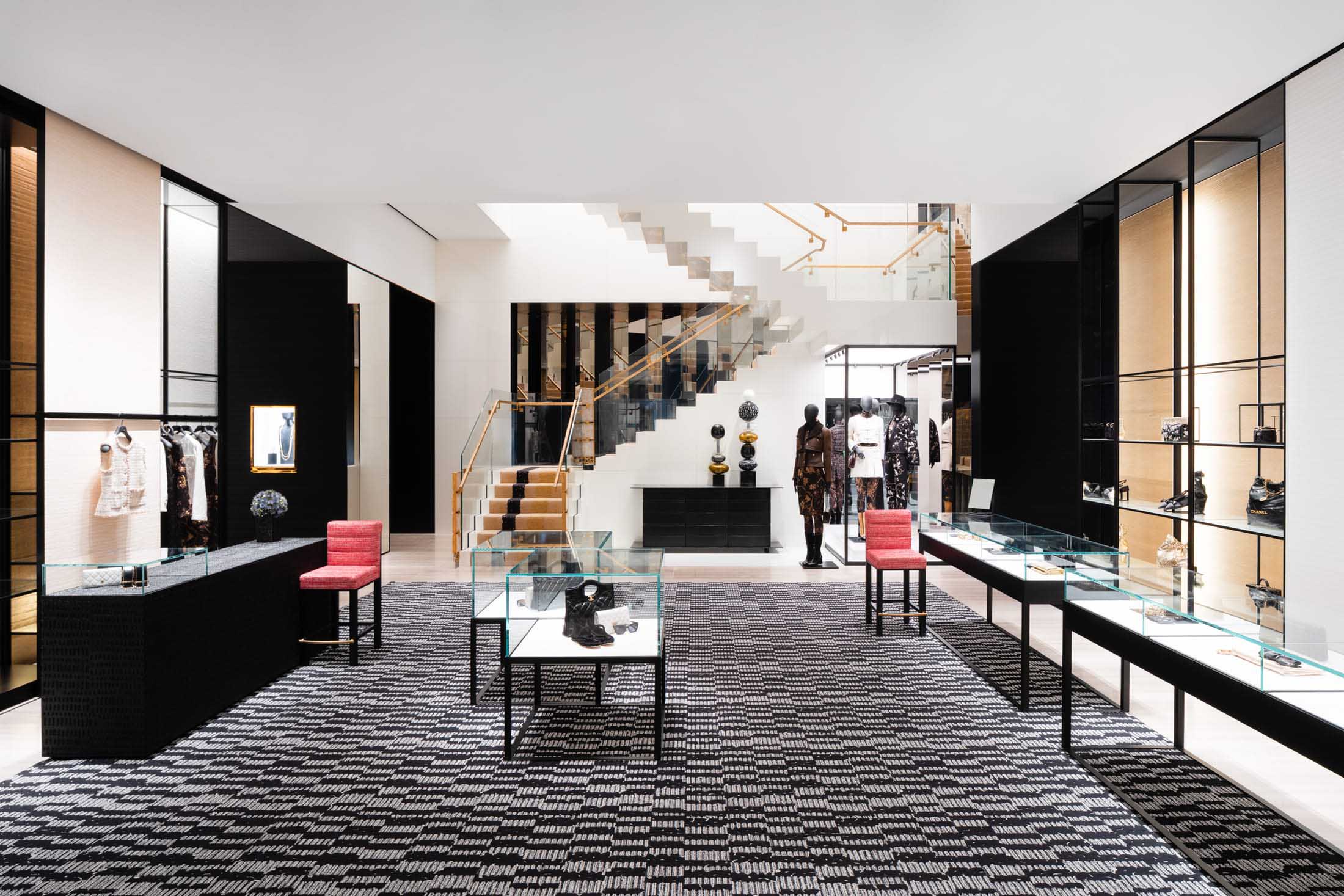 服装店设计,零售店设计,旗舰店,服装店设计案例,服装店设计方案,奢侈品店设计,澳大利亚,悉尼,旗舰店,Marino,香奈儿旗舰店,香奈儿CHANEL悉尼新旗舰店