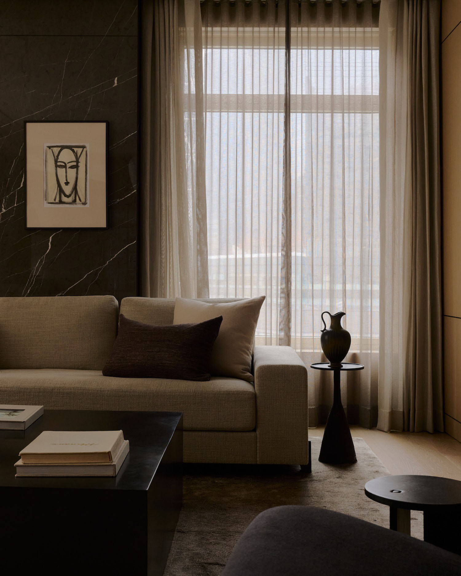 公寓设计,Jessica Gersten Design,美国,纽约,公寓设计案例,原木色