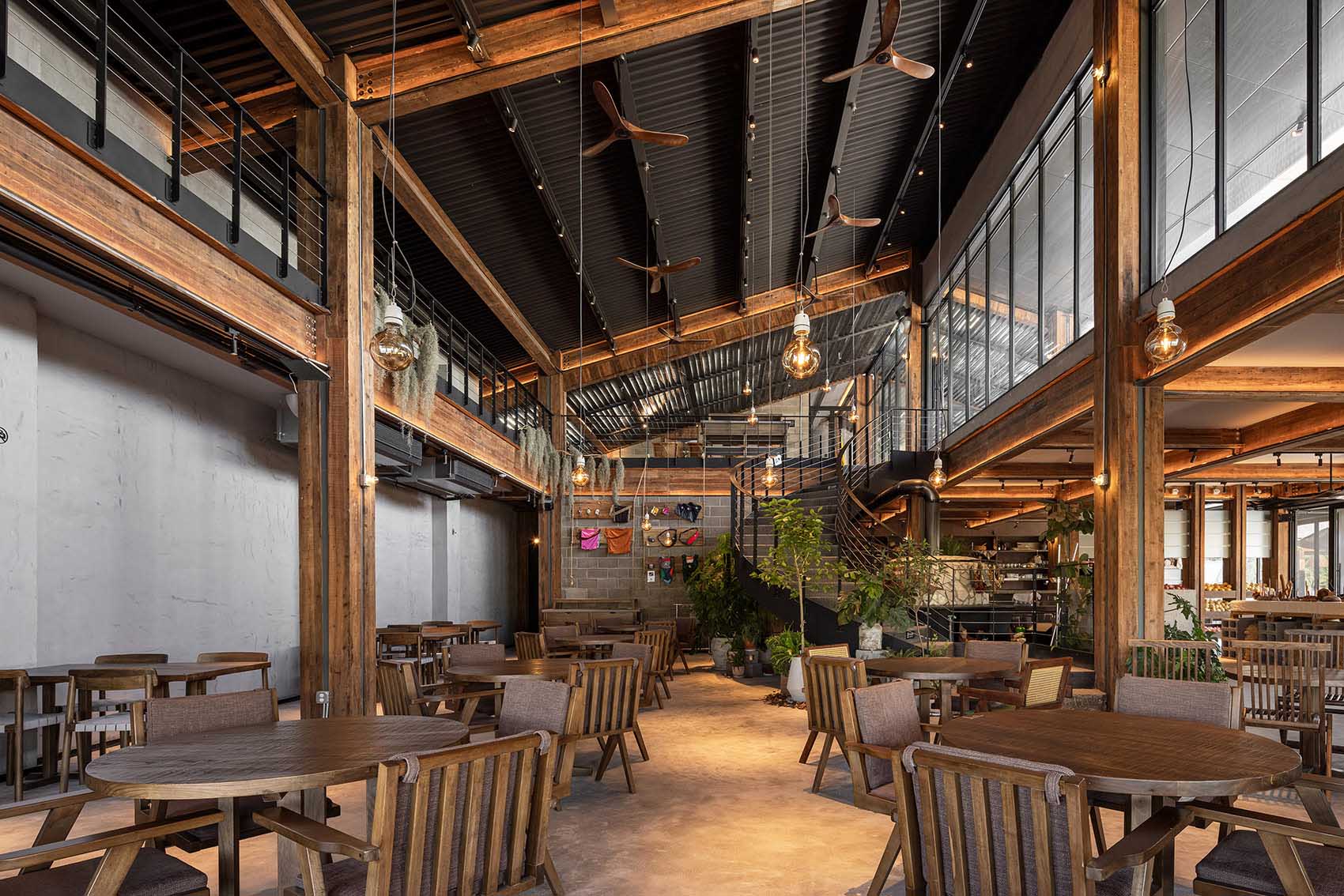 建筑改造,餐厅设计,农场餐厅设计,休闲餐厅设计,开放式餐厅,农场餐厅,餐厅设计案例,餐厅设计方案,西安LEBAN米禾农场餐厅,西安米禾农场,西安,MOS木石设计