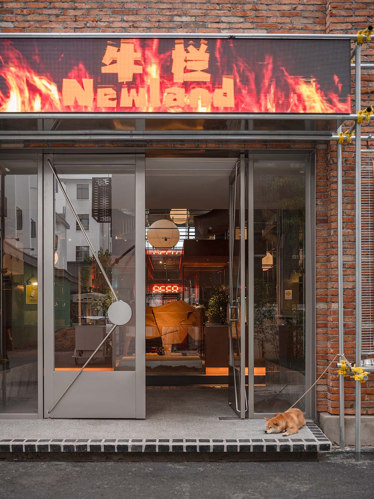 餐厅设计,休闲餐厅设计,开放式餐厅,工业风餐厅,餐厅设计案例,餐厅设计方案,烤肉餐厅设计,牛肉火锅餐厅,餐厅装修,苏州牛栏• NEW LAND,苏州,所乂设计