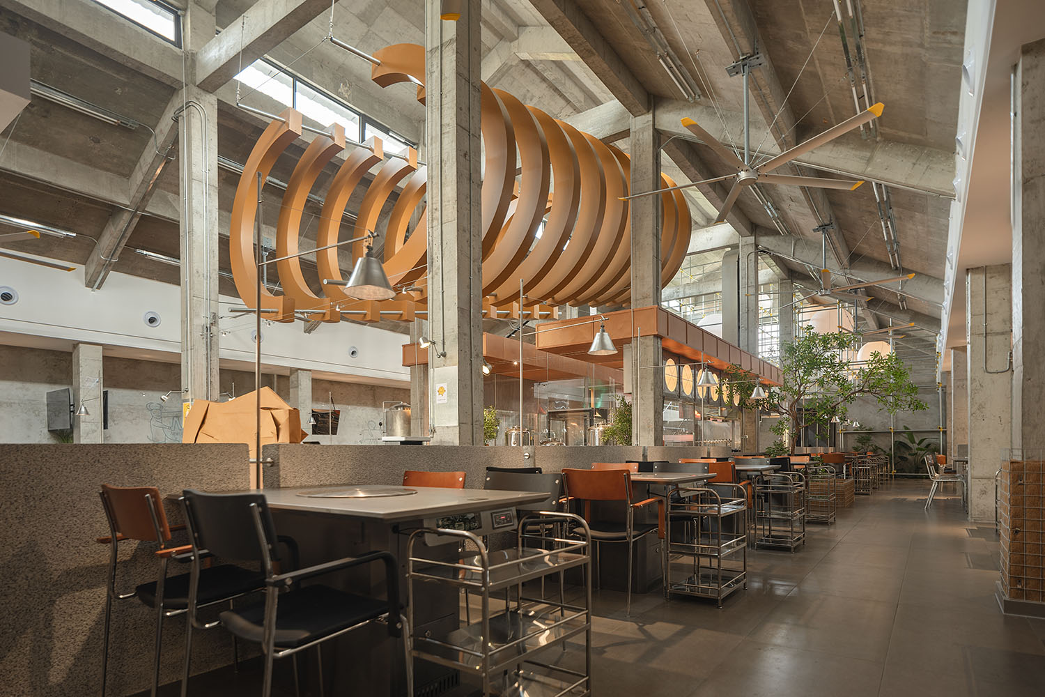 餐厅设计,休闲餐厅设计,开放式餐厅,工业风餐厅,餐厅设计案例,餐厅设计方案,烤肉餐厅设计,牛肉火锅餐厅,餐厅装修,苏州牛栏• NEW LAND,苏州,所乂设计