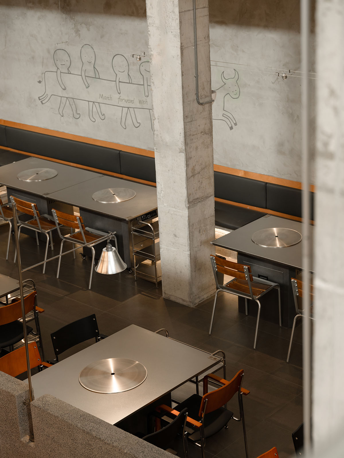 餐厅设计,休闲餐厅设计,开放式餐厅,工业风餐厅,餐厅设计案例,餐厅设计方案,烤肉餐厅设计,牛肉火锅餐厅,餐厅装修,苏州牛栏• NEW LAND,苏州,所乂设计