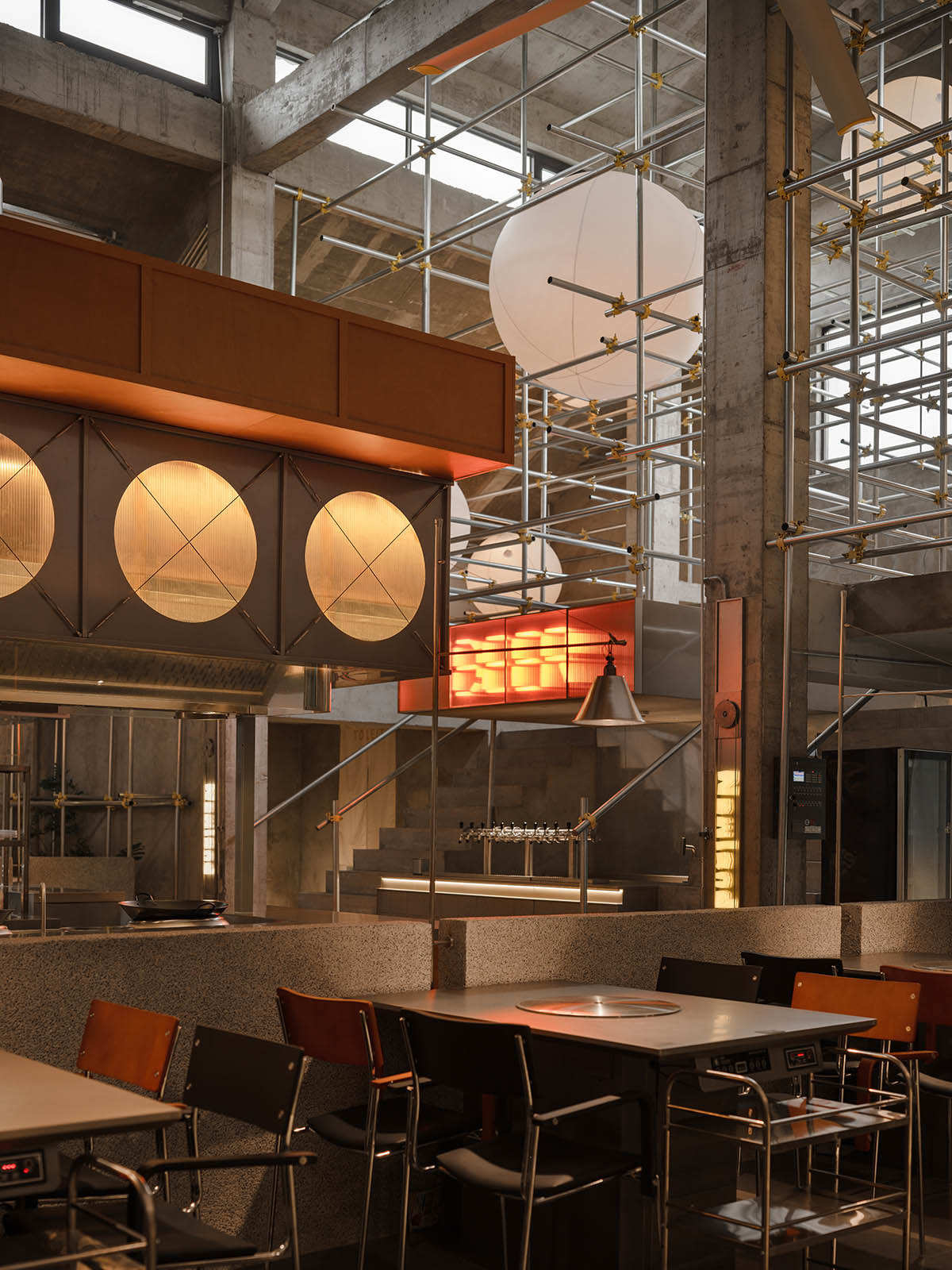 餐厅设计,休闲餐厅设计,开放式餐厅,工业风餐厅,餐厅设计案例,餐厅设计方案,烤肉餐厅设计,牛肉火锅餐厅,餐厅装修,苏州牛栏• NEW LAND,苏州,所乂设计