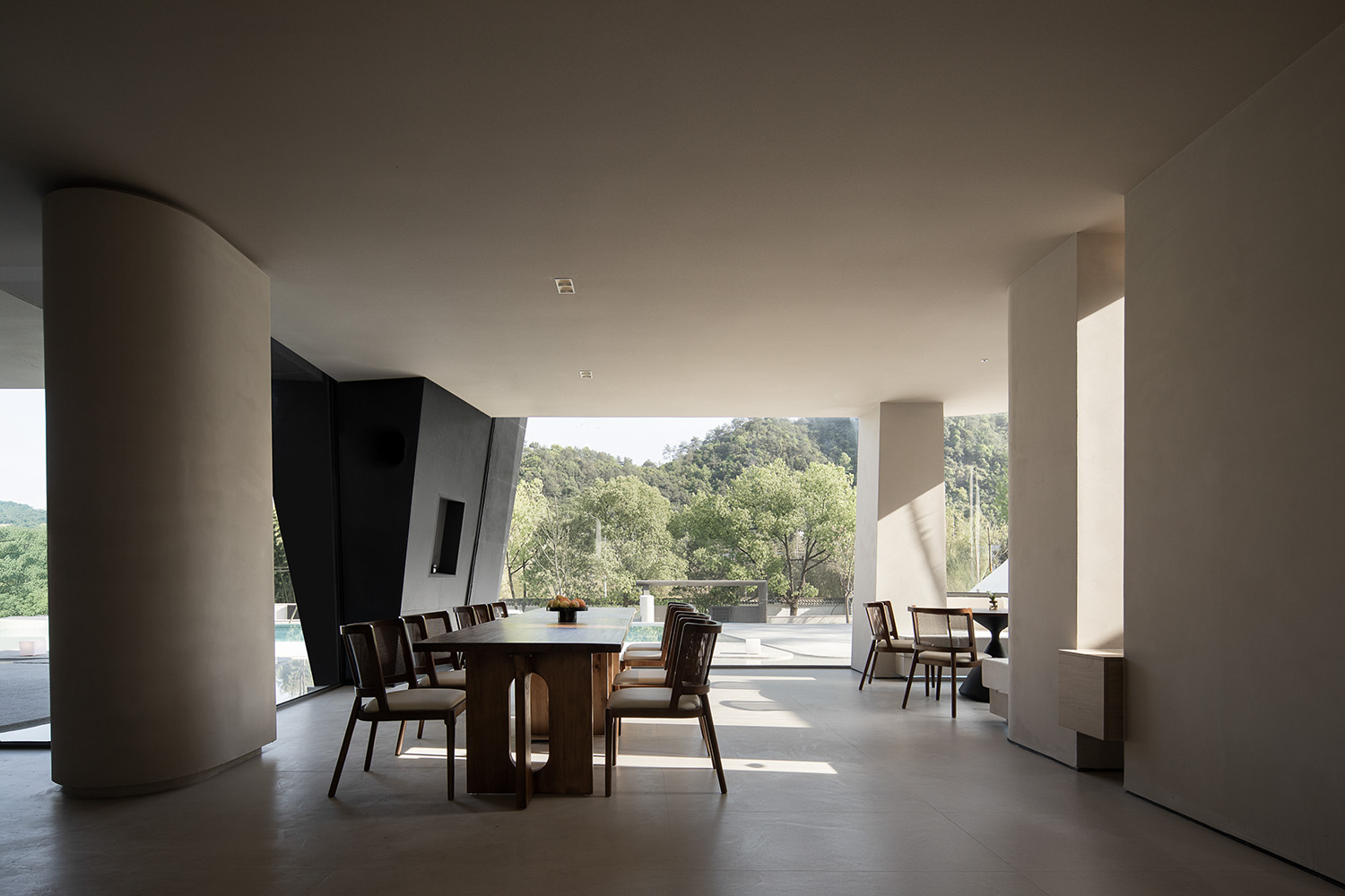 民宿设计,度假酒店设计,民宿设计案例,民宿设计方案,度假民宿,奶油风民宿,侘寂民宿,浙江桐庐民宿山川瘾,浙江桐庐,时上建筑空间设计,沈墨