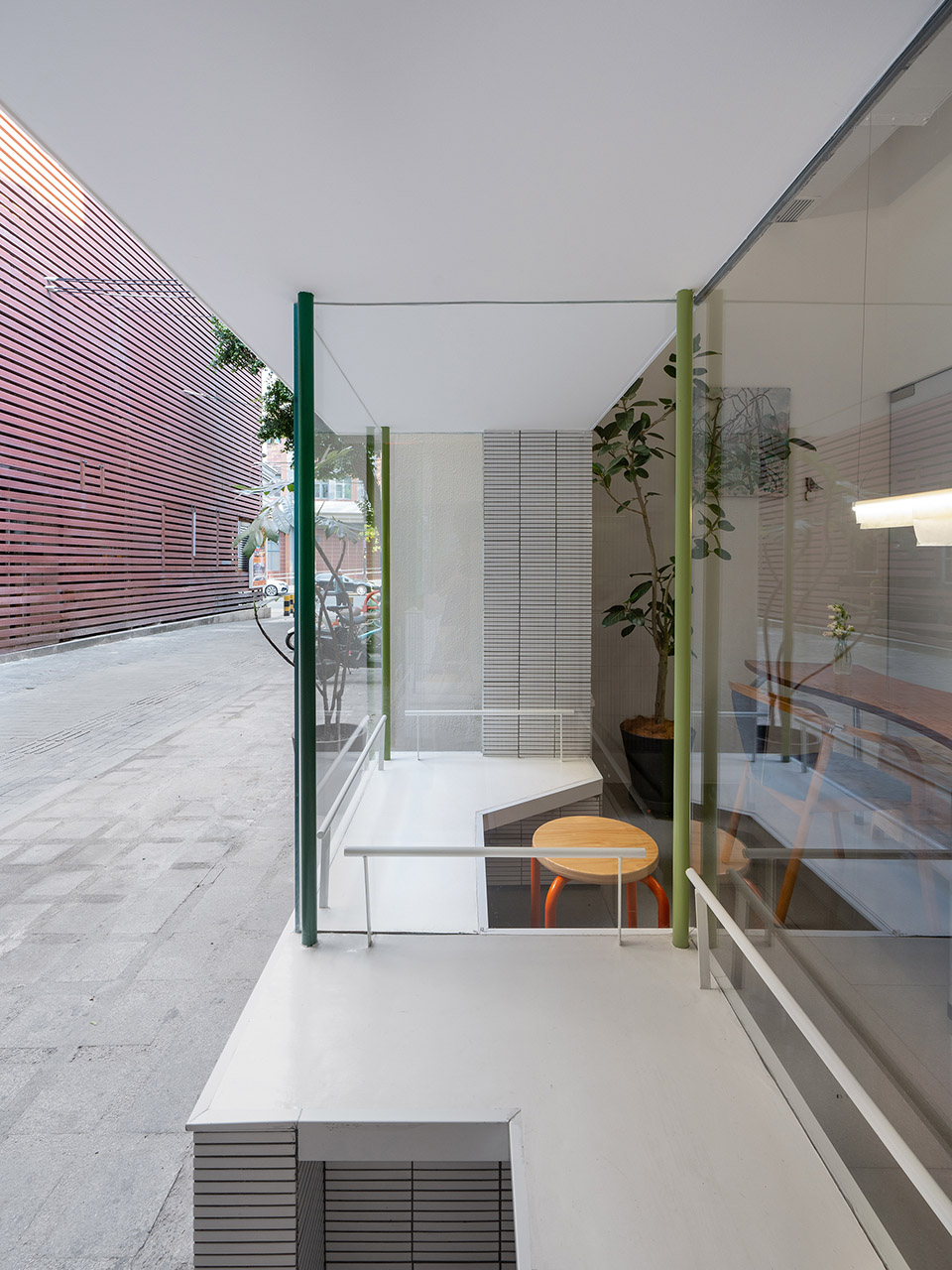 面包店设计,烘焙店设计,小面包店,街边面包店,面包店设计案例,面包店设计方案,面包店装修,广州swing by面包店,广州,氹边建筑工作室