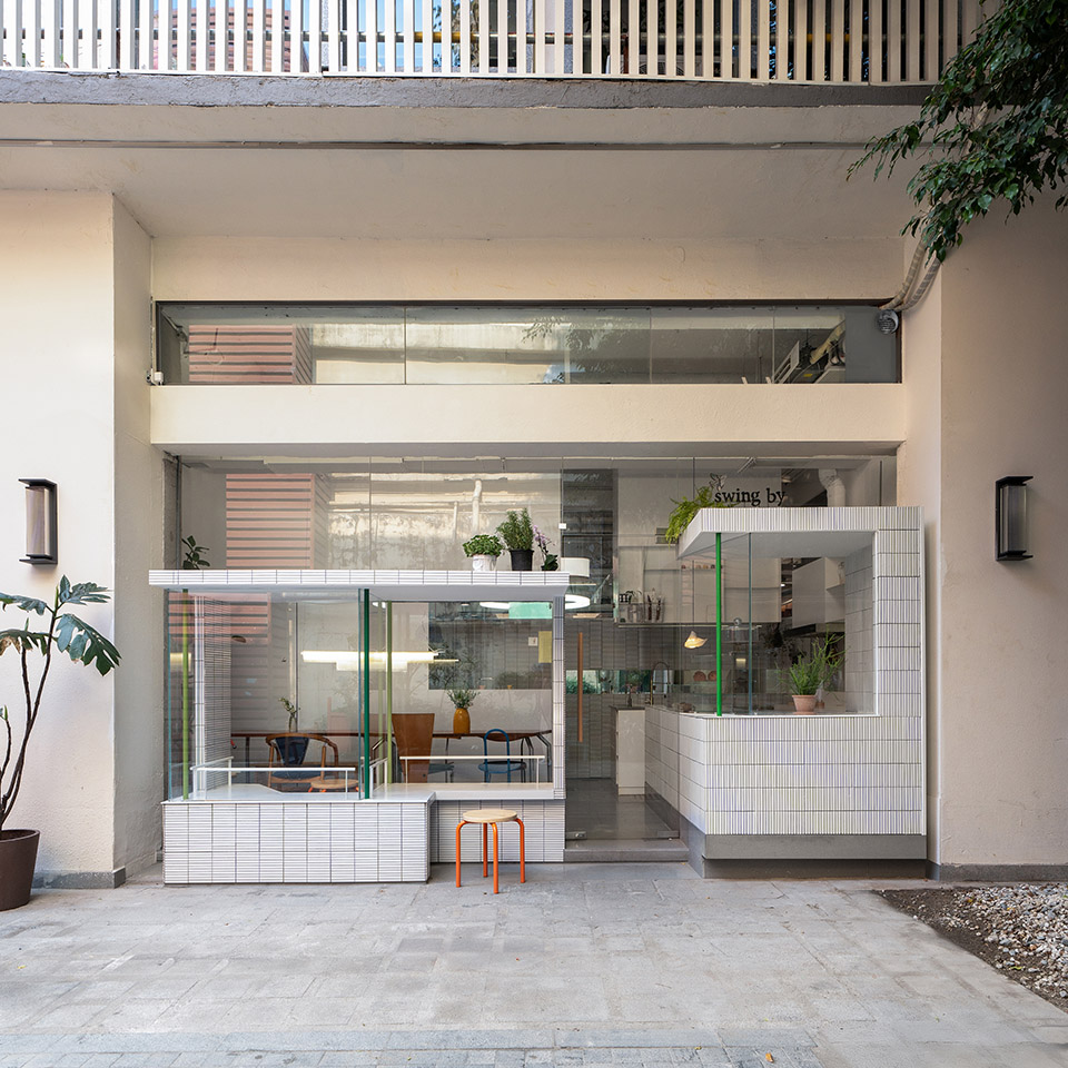 面包店设计,烘焙店设计,小面包店,街边面包店,面包店设计案例,面包店设计方案,面包店装修,广州swing by面包店,广州,氹边建筑工作室