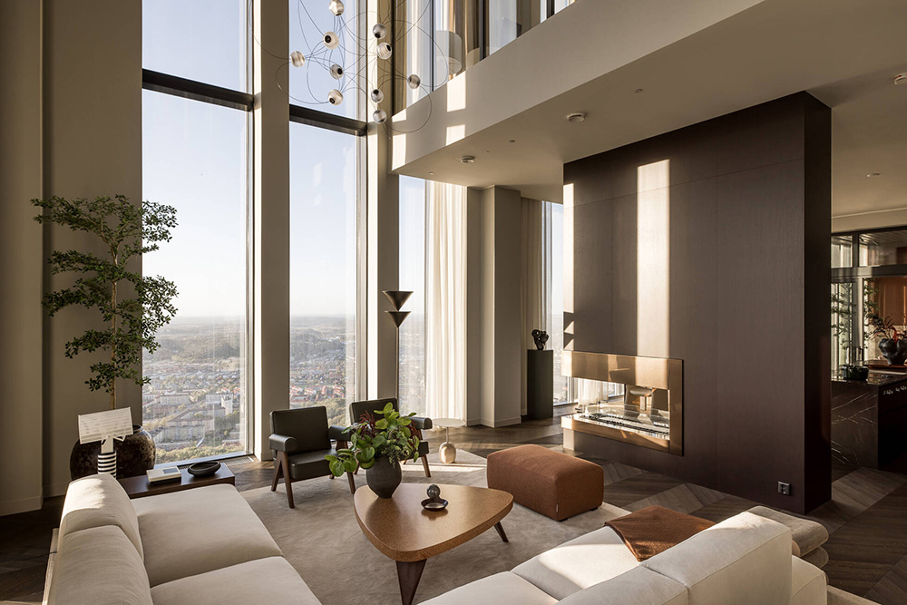 公寓设计,公寓设计案例,顶层公寓,瑞典,复式公寓