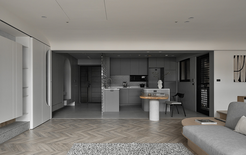 公寓设计,公寓设计案例,寓木制作,台北,大平层