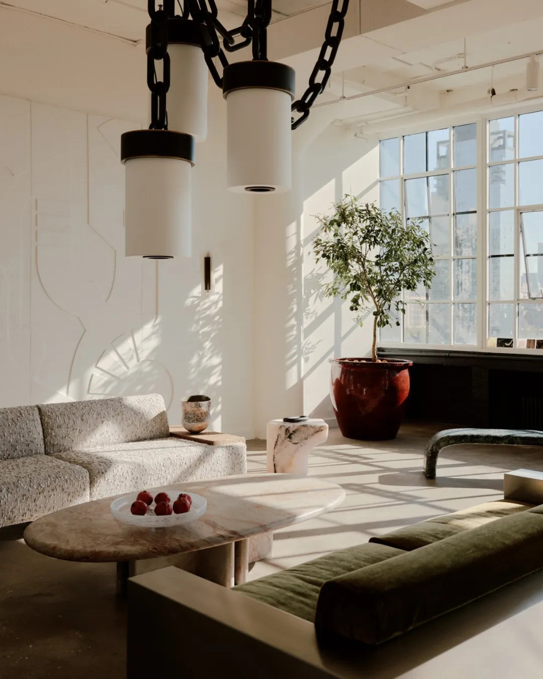 展厅设计,展厅设计案例,展厅设计方案,Hervé Langlais,家具展厅,曼哈顿,极简主义,艺术画廊,Etleine