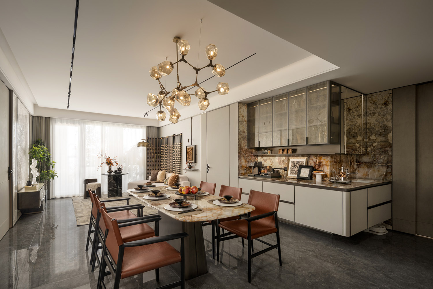 样板间设计,大平层样板间,样板间设计案例,样板间设计方案,现代风格样板间设计,轻奢样板间,北京隅·西颂-从京造精神到生活剧场,北京,栋三尺设计