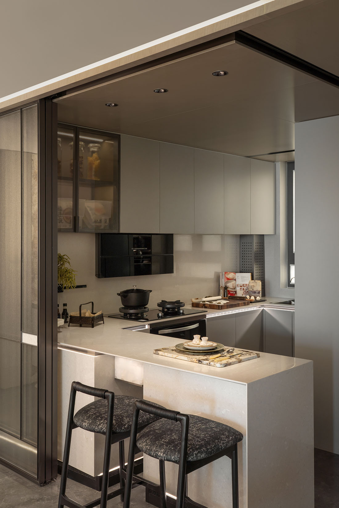 样板间设计,大平层样板间,样板间设计案例,样板间设计方案,现代风格样板间设计,轻奢样板间,北京隅·西颂-从京造精神到生活剧场,北京,栋三尺设计