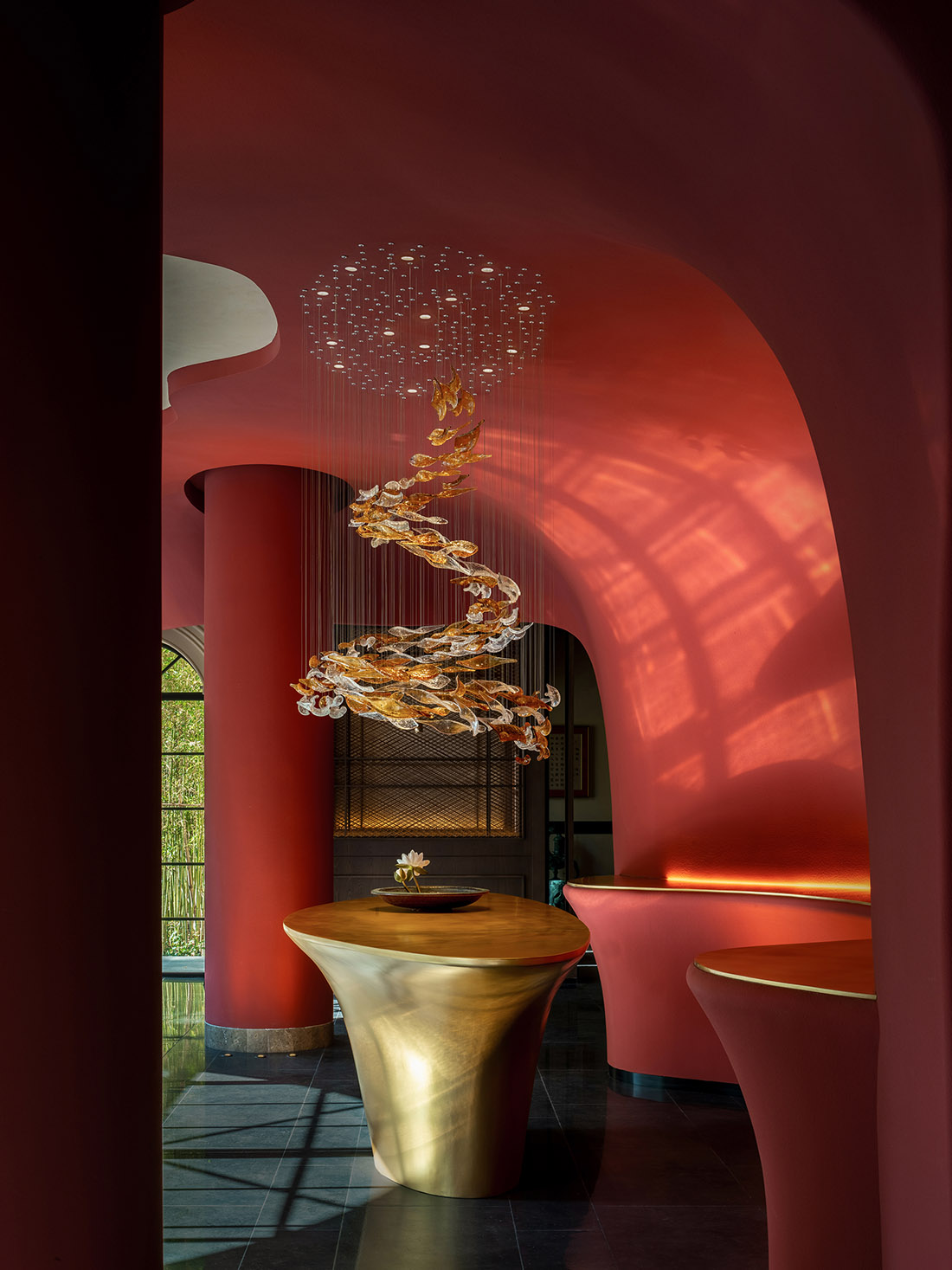 宴会餐厅设计,餐厅设计,餐厅设计方案,餐厅设计案例,餐厅装修,高档餐厅设计,主题餐厅设计,北京,北京藏素风格餐厅-两重意境,WIT方夏设计