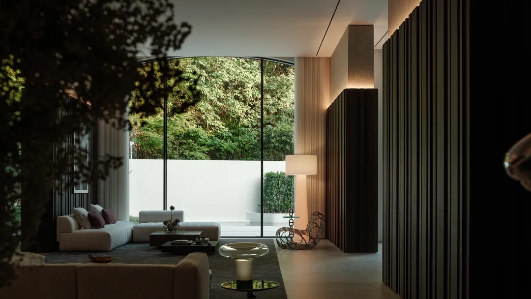 1100㎡别墅设计,1100㎡,别墅设计,豪宅设计,别墅设计案例,别墅装修,现代风格别墅设计,重庆森系别墅-静谧共生,重庆,悦空间设计