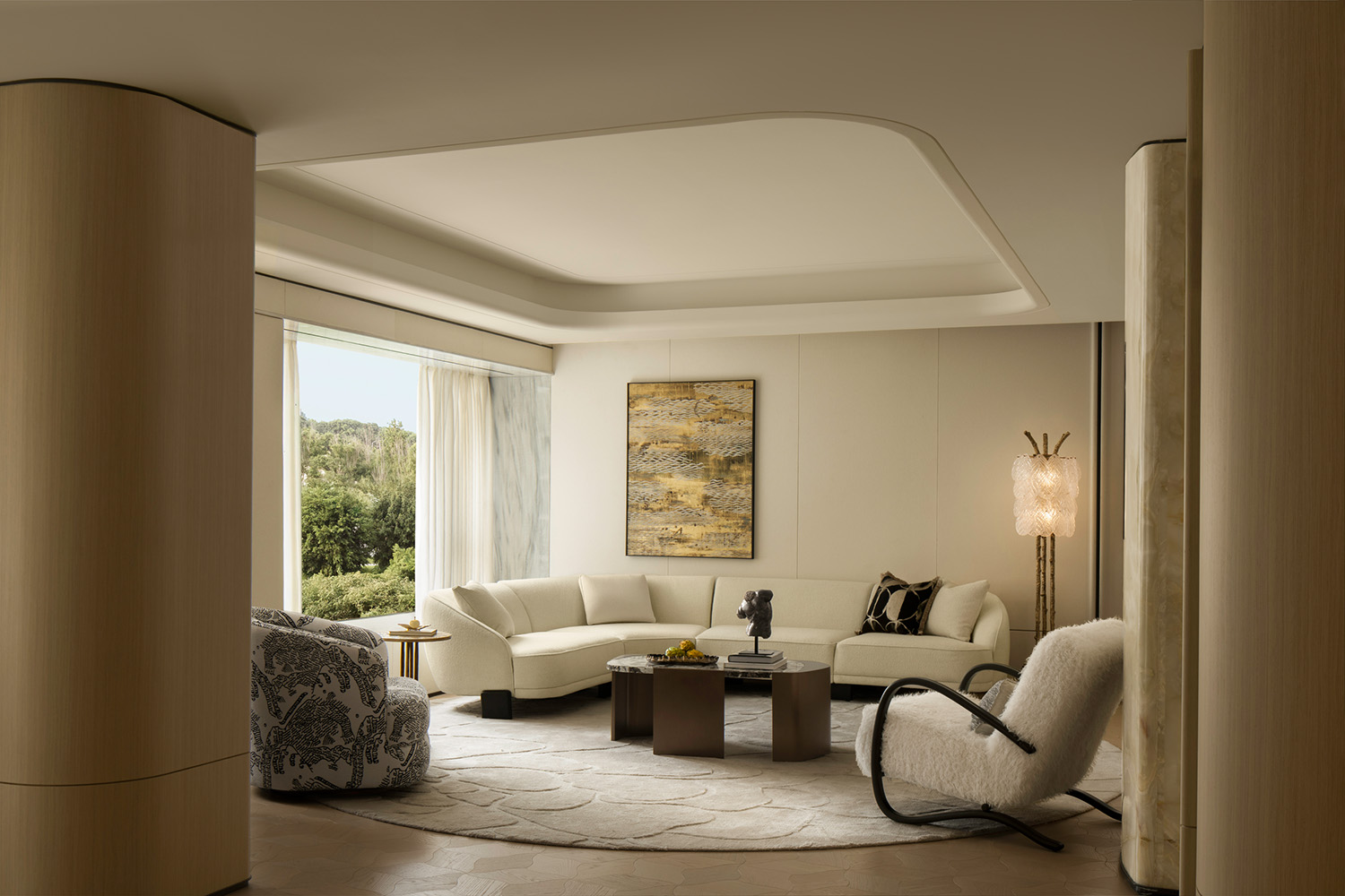 OPS观致设计,样板间设计,大平层样板间,样板间设计案例,样板间设计方案,现代风格样板间设计,轻奢样板间,凯旋新世界·珠城豪宅：塔尖阶层的奢居典范,OPS观致设计