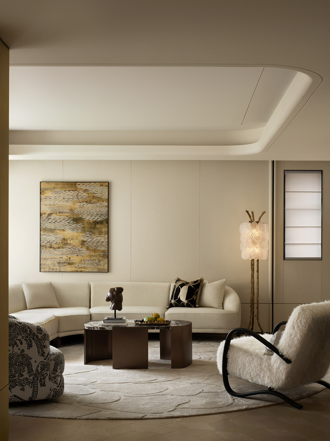 OPS观致设计,样板间设计,大平层样板间,样板间设计案例,样板间设计方案,现代风格样板间设计,轻奢样板间,凯旋新世界·珠城豪宅：塔尖阶层的奢居典范,OPS观致设计