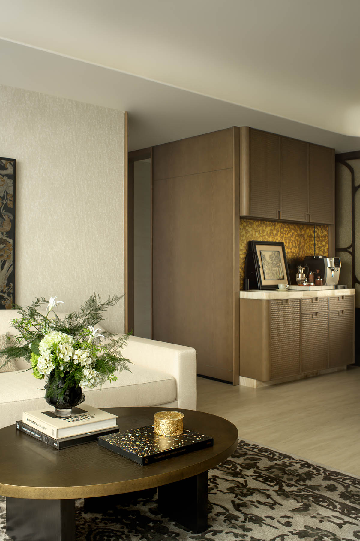 样板间设计,家装样板间,样板间设计案例,样板间设计方案,现代风格样板间设计,轻奢样板间,120㎡,143㎡,上海越秀和樾府：苏河之源的艺境栖居,上海,CCD郑中设计