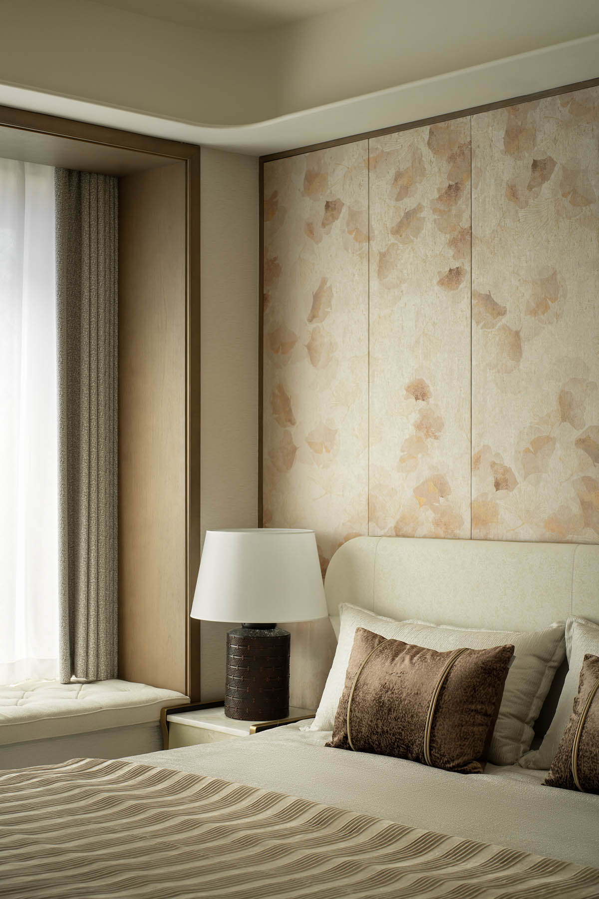 样板间设计,家装样板间,样板间设计案例,样板间设计方案,现代风格样板间设计,轻奢样板间,120㎡,143㎡,上海越秀和樾府：苏河之源的艺境栖居,上海,CCD郑中设计