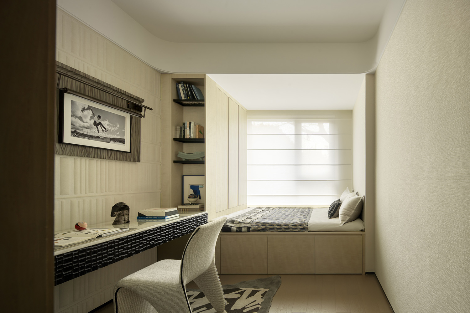 样板间设计,家装样板间,样板间设计案例,样板间设计方案,现代风格样板间设计,轻奢样板间,120㎡,143㎡,上海越秀和樾府：苏河之源的艺境栖居,上海,CCD郑中设计