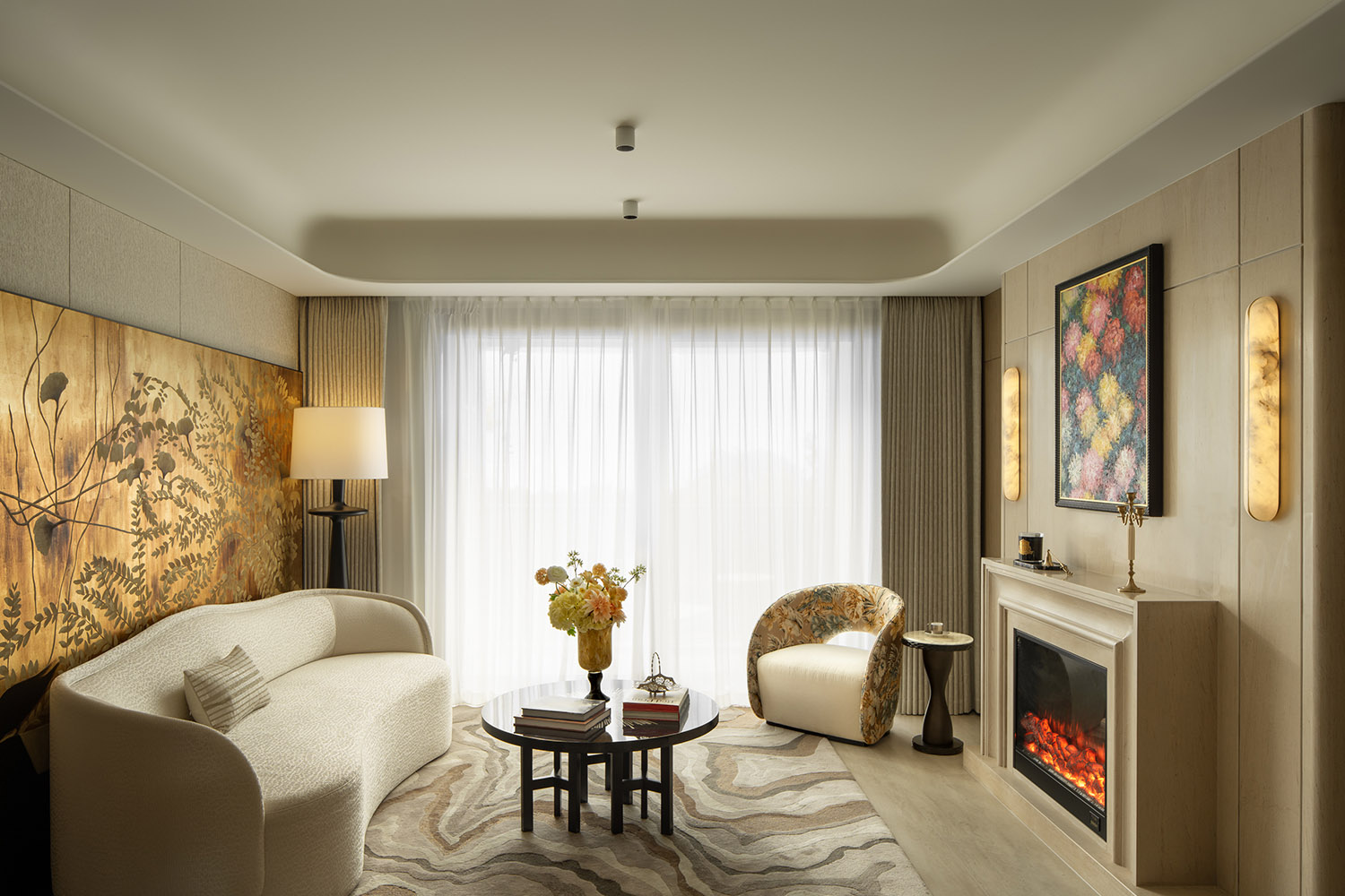 样板间设计,家装样板间,样板间设计案例,样板间设计方案,现代风格样板间设计,轻奢样板间,120㎡,143㎡,上海越秀和樾府：苏河之源的艺境栖居,上海,CCD郑中设计