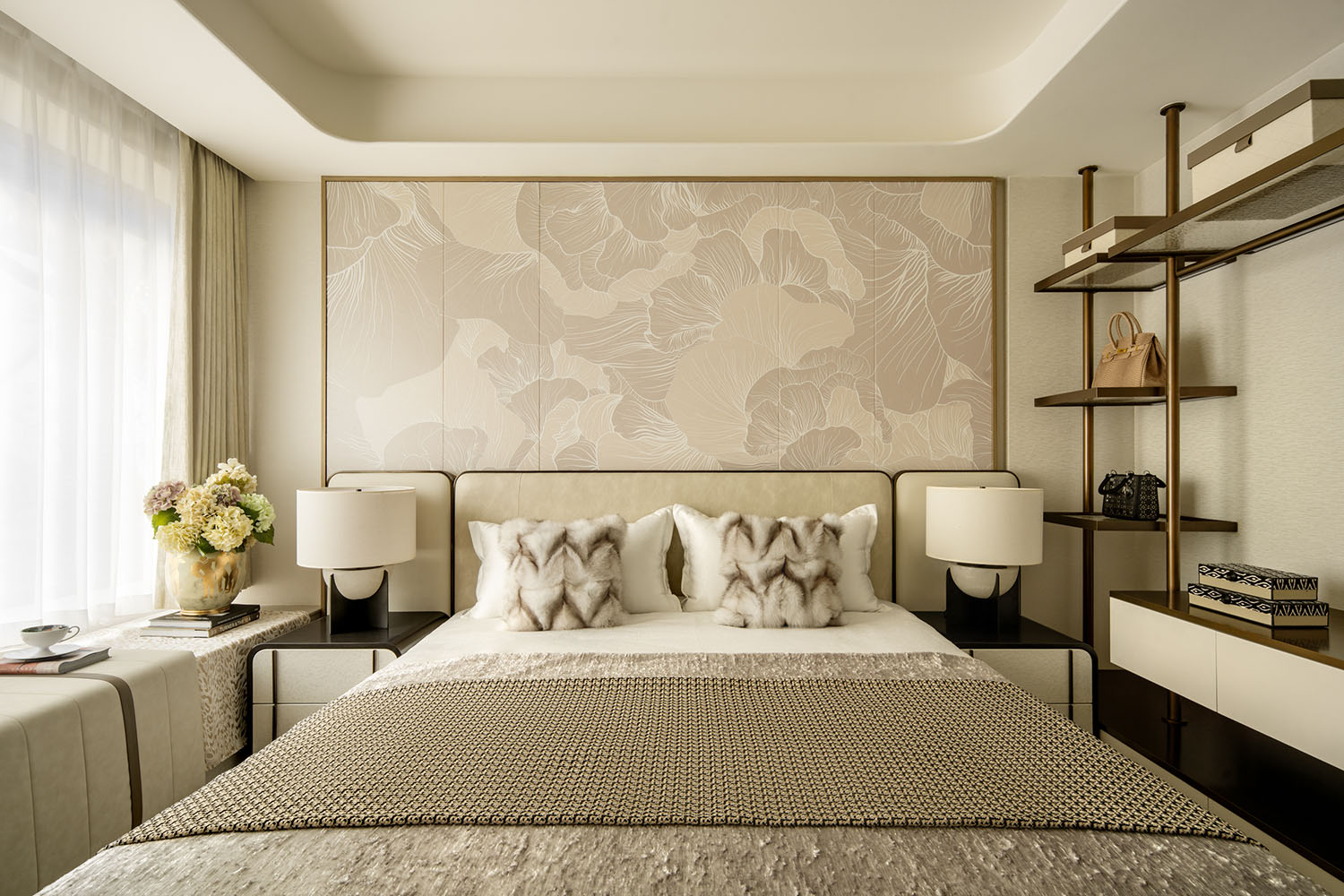 样板间设计,家装样板间,样板间设计案例,样板间设计方案,现代风格样板间设计,轻奢样板间,120㎡,143㎡,上海越秀和樾府：苏河之源的艺境栖居,上海,CCD郑中设计