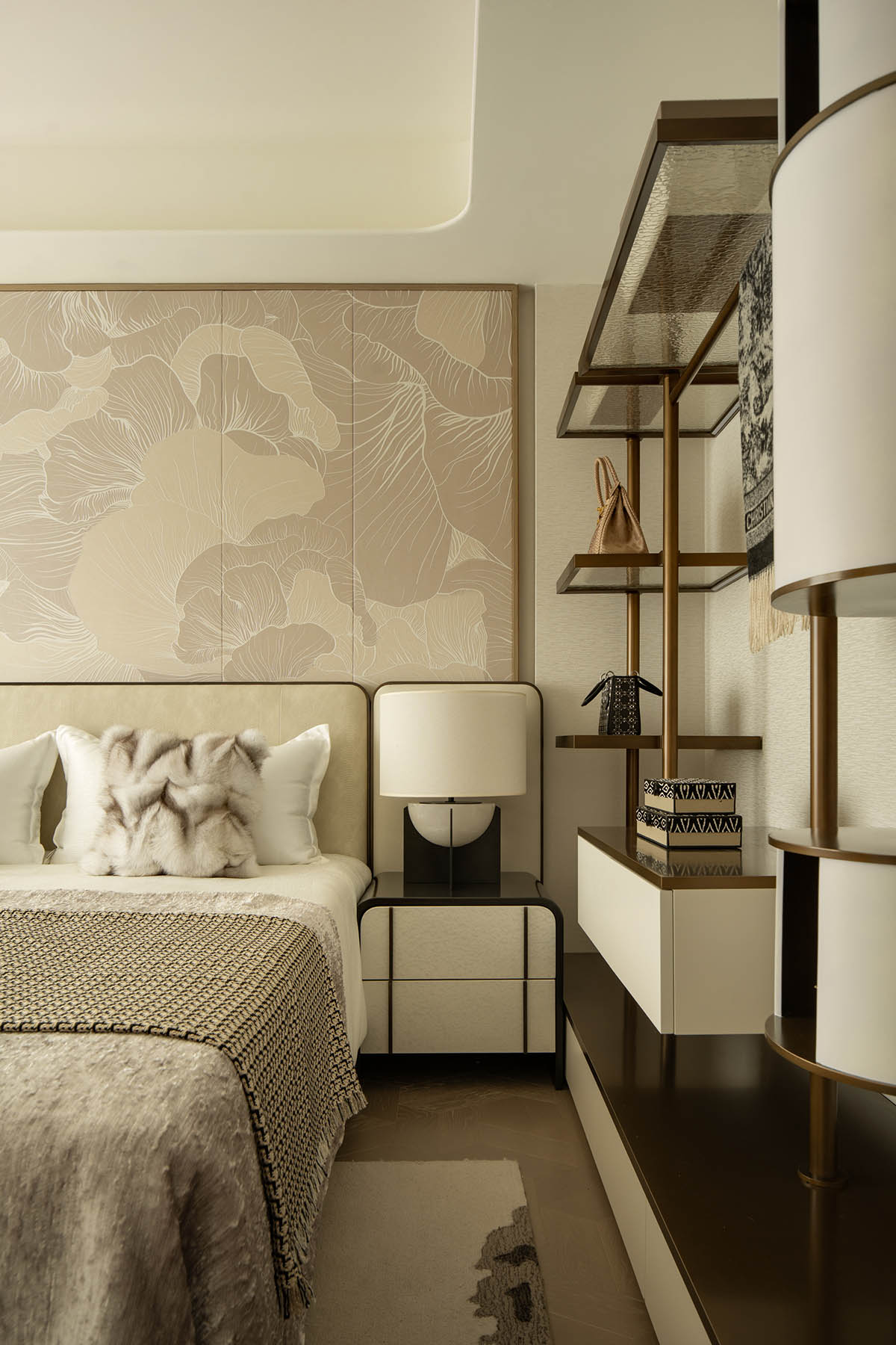 样板间设计,家装样板间,样板间设计案例,样板间设计方案,现代风格样板间设计,轻奢样板间,120㎡,143㎡,上海越秀和樾府：苏河之源的艺境栖居,上海,CCD郑中设计