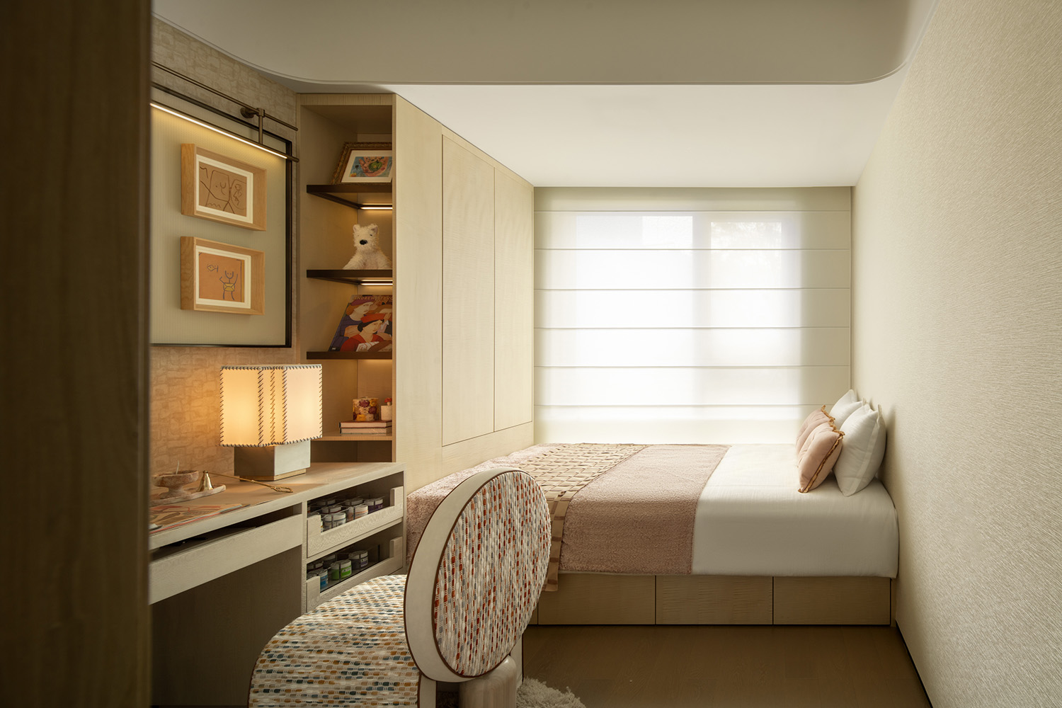 样板间设计,家装样板间,样板间设计案例,样板间设计方案,现代风格样板间设计,轻奢样板间,120㎡,143㎡,上海越秀和樾府：苏河之源的艺境栖居,上海,CCD郑中设计