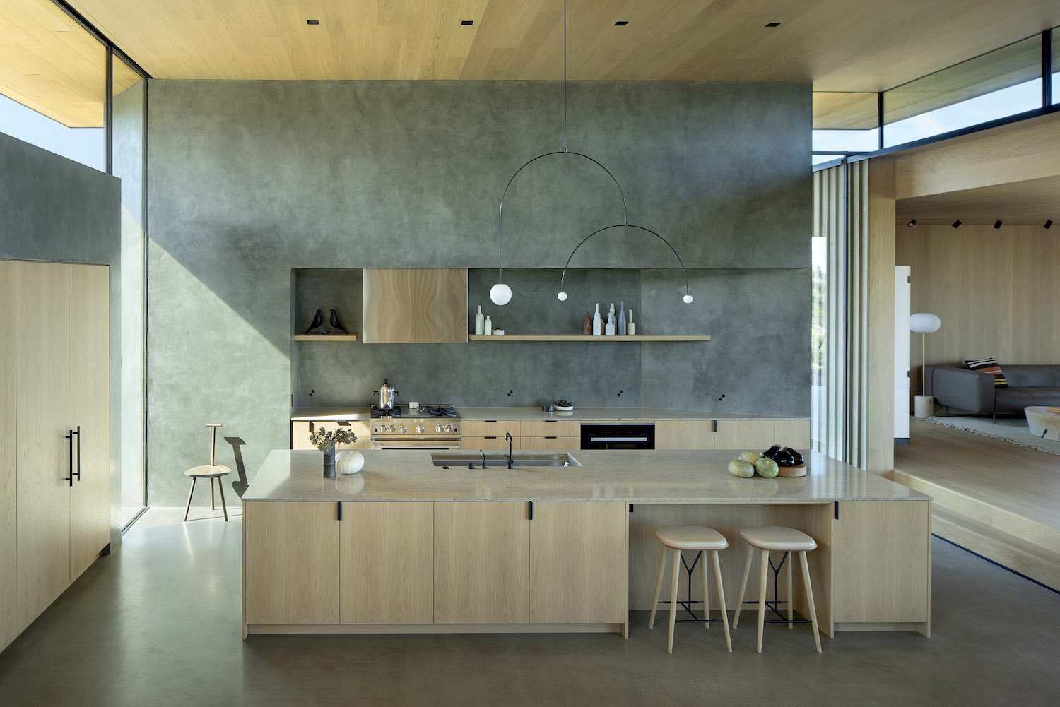 Hacker,美国,极简主义,别墅设计,别墅设计案例,原木色,极简风格