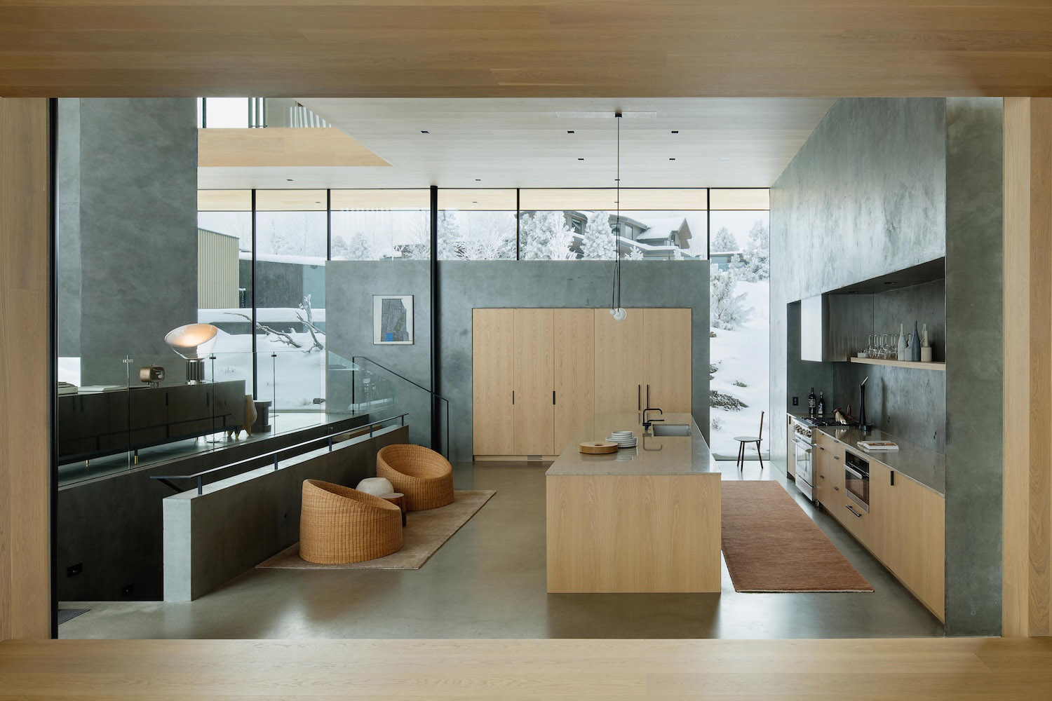 Hacker,美国,极简主义,别墅设计,别墅设计案例,原木色,极简风格