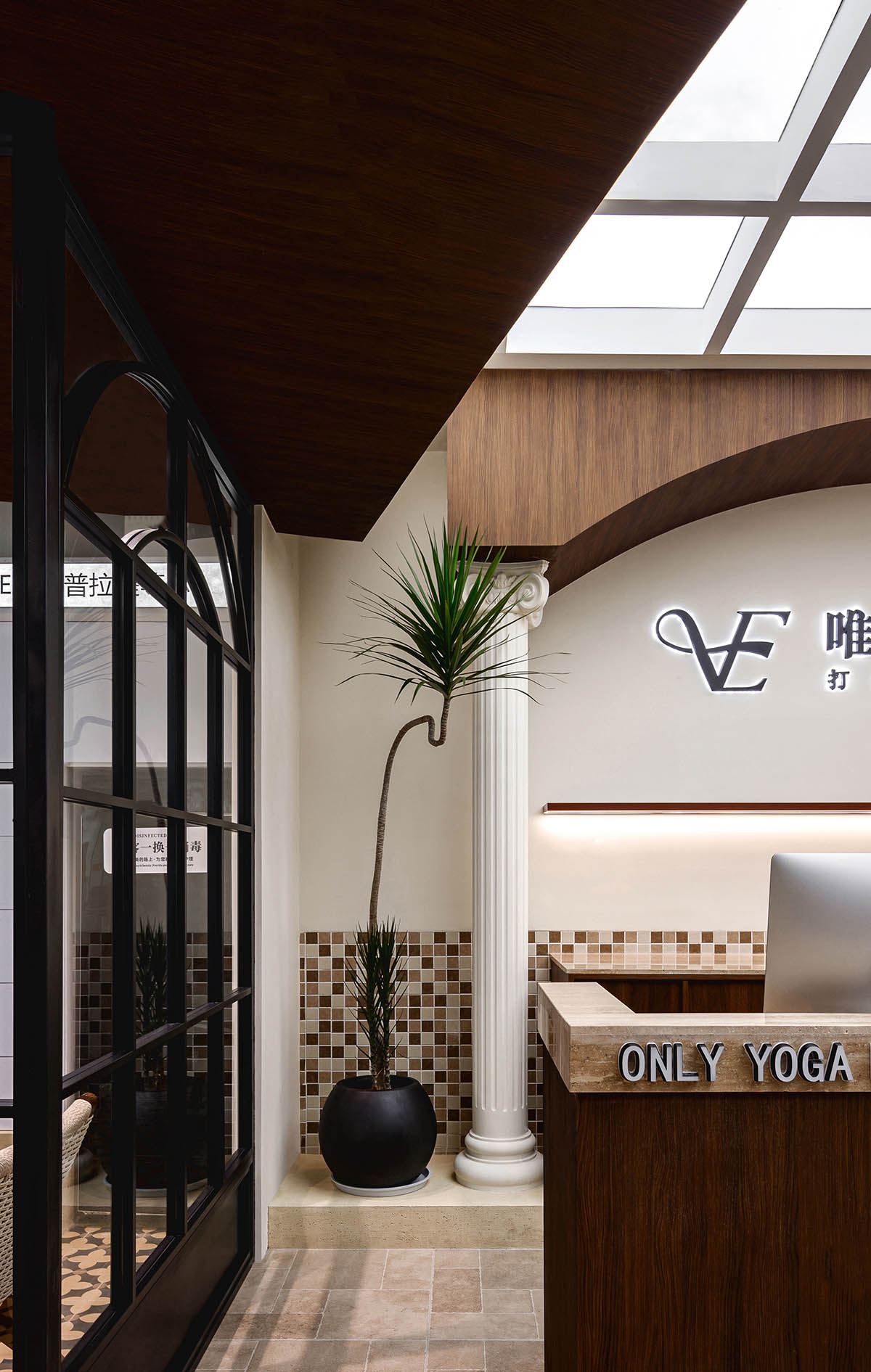 瑜伽工作室设计,普拉提工作室设计,瑜伽店设计,瑜伽空间,瑜伽店设计案例,瑜伽店设计方案,扬州唯一瑜伽普拉提-优雅的心灵之旅,扬州,悟几设计