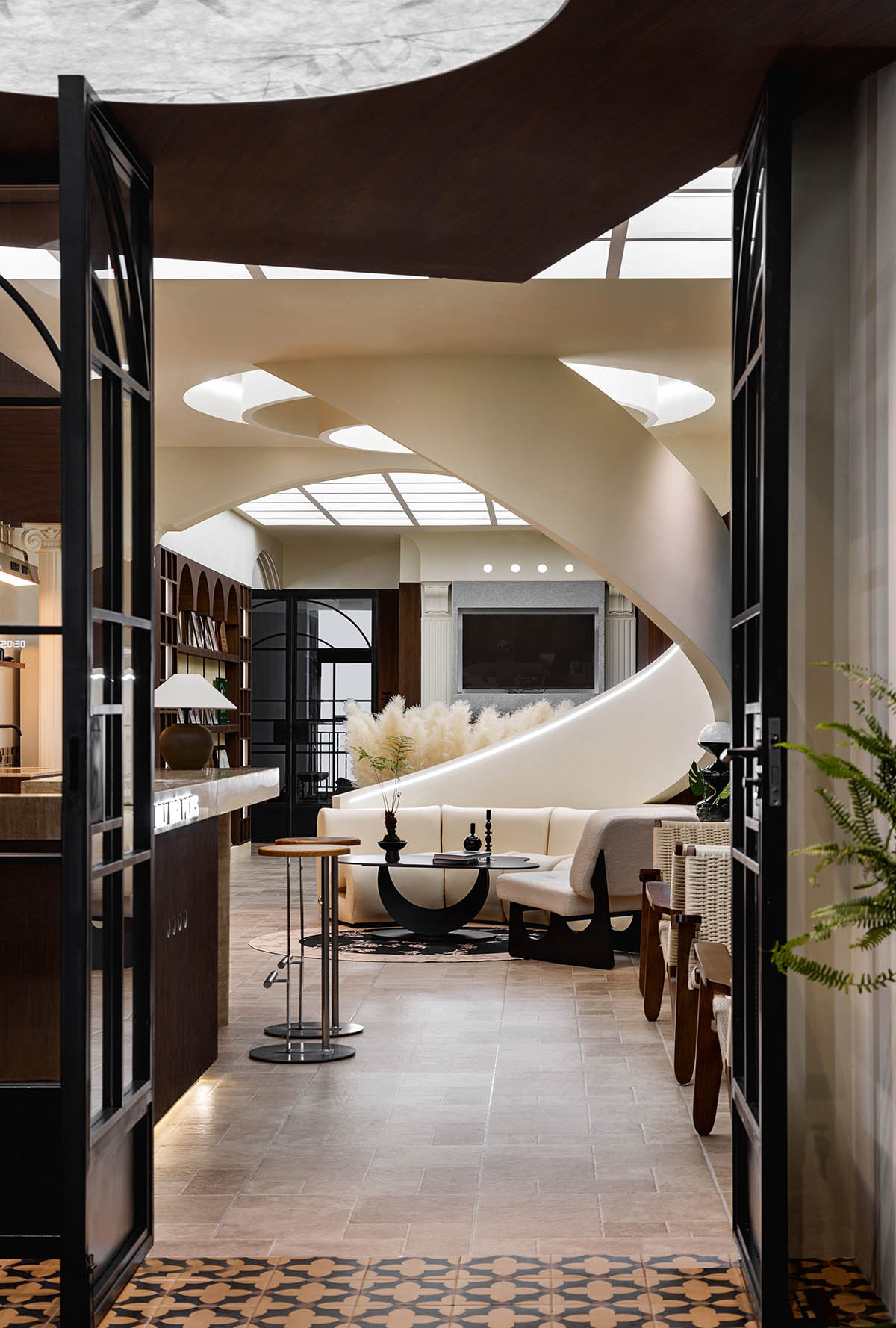 瑜伽工作室设计,普拉提工作室设计,瑜伽店设计,瑜伽空间,瑜伽店设计案例,瑜伽店设计方案,扬州唯一瑜伽普拉提-优雅的心灵之旅,扬州,悟几设计