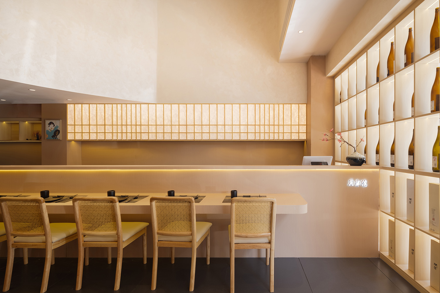 寿司店设计,餐厅设计,日料店设计案例,日料店设计方案,休闲餐厅设计,日料店设计,连云港东海月半湾寿司日料,连云港东海,点度设计