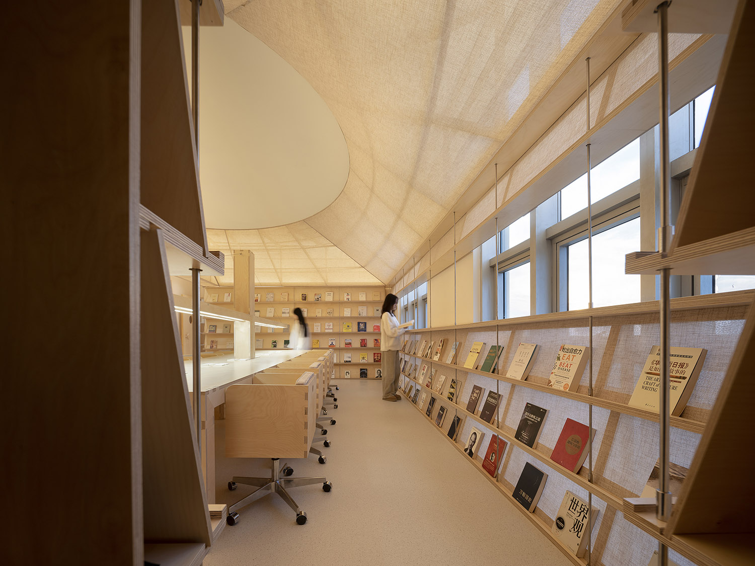 自习室设计,阅读室设计,公共阅读室,学习自习室,阅读自习室设计,南京,南京壹心空间自习室,商业空间,多么工作室Atelierd’More