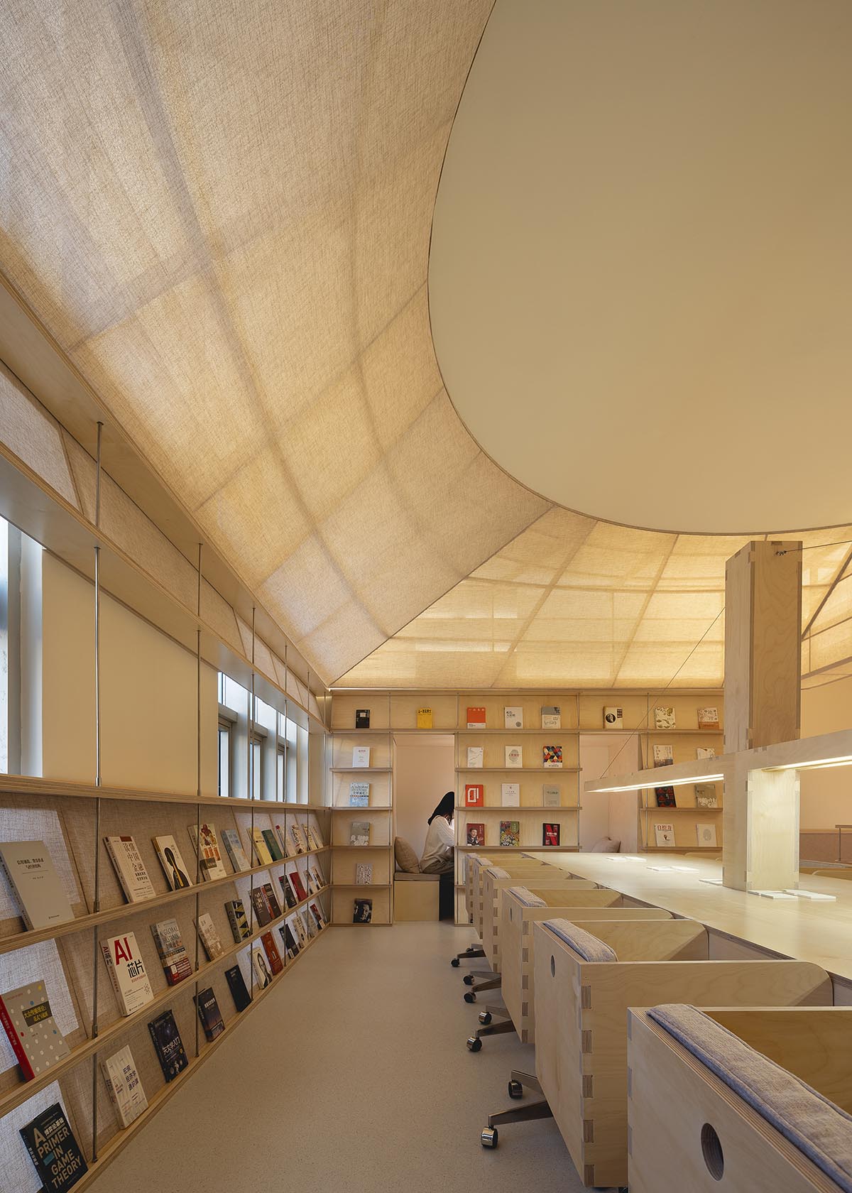 自习室设计,阅读室设计,公共阅读室,学习自习室,阅读自习室设计,南京,南京壹心空间自习室,商业空间,多么工作室Atelierd’More