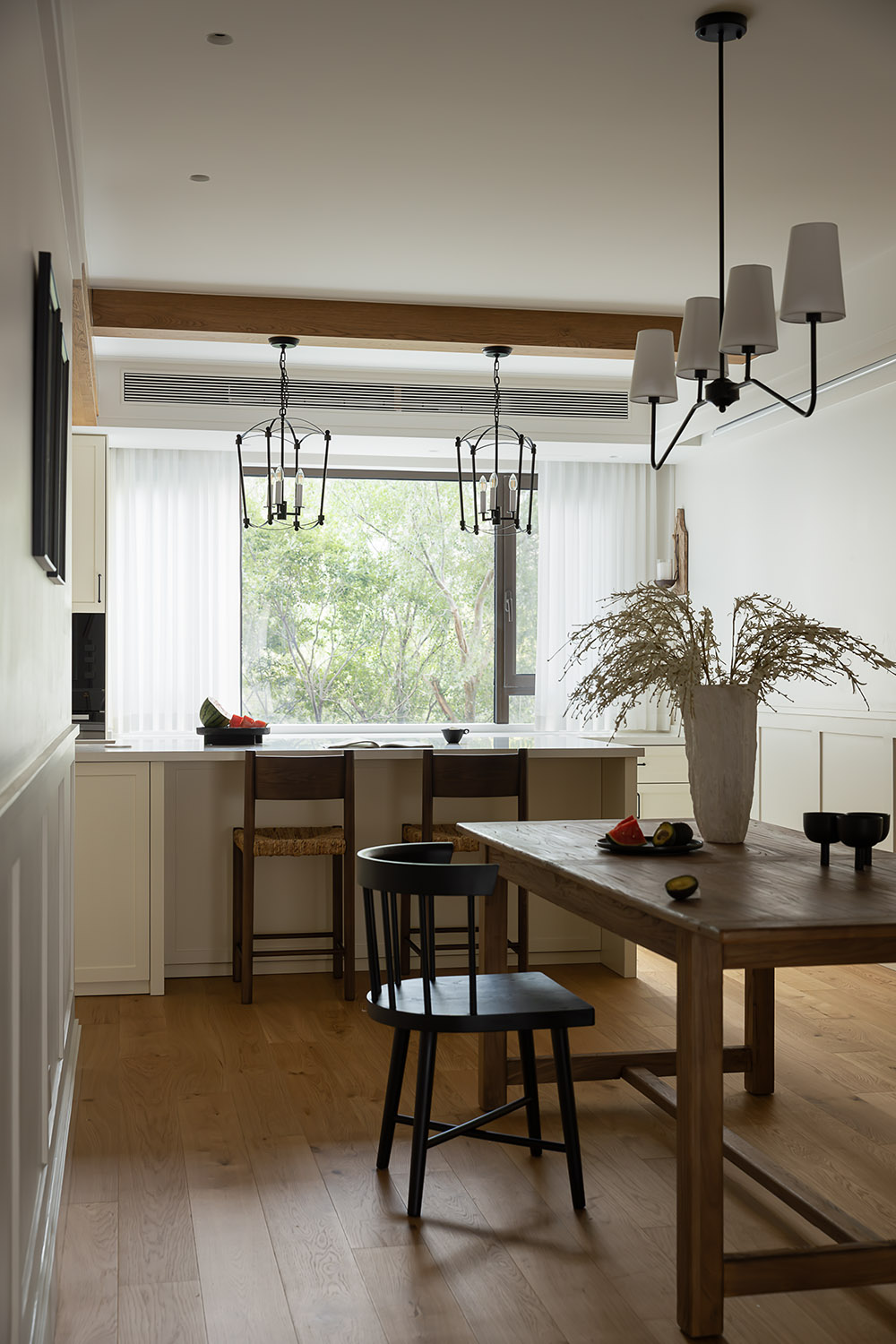 250㎡大平层设计,250㎡,大平层设计案例,住宅设计,美式风格家装设计,大平层设计,大平层设计方案,美式风格,精装房改造,上海,上海中海紫御豪庭-细节里的自然主义美学,示觉设计