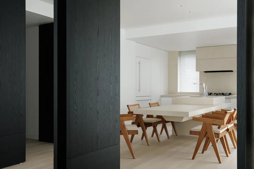 住宅设计,大平层设计,现代风格大平层设计,260㎡大平层设计,260㎡,极简大平层,大平层设计案例,大平层设计方案,郑州大平层-空境生白的居住诗学,郑州,MOOI TIMELESS木已设计