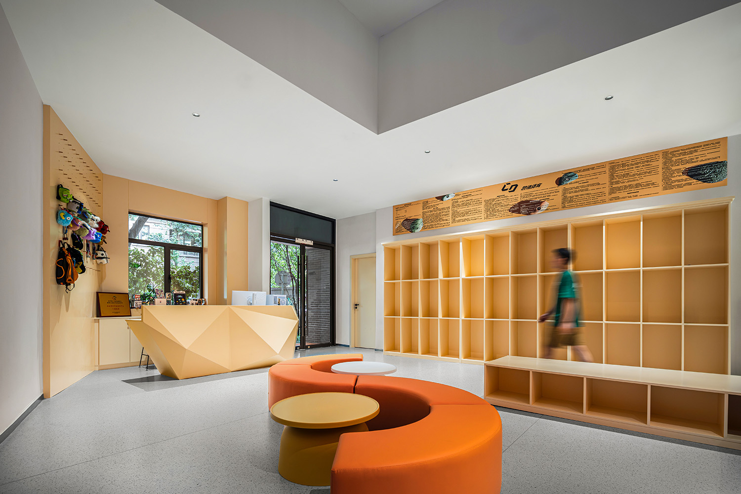 健身房设计,攀岩馆设计,城市攀岩空间设计,健身攀岩馆,健身房设计案例,多功能运动空间,健身房设计方案,上海古北晨道攀岩馆,上海,平介设计,杨楠