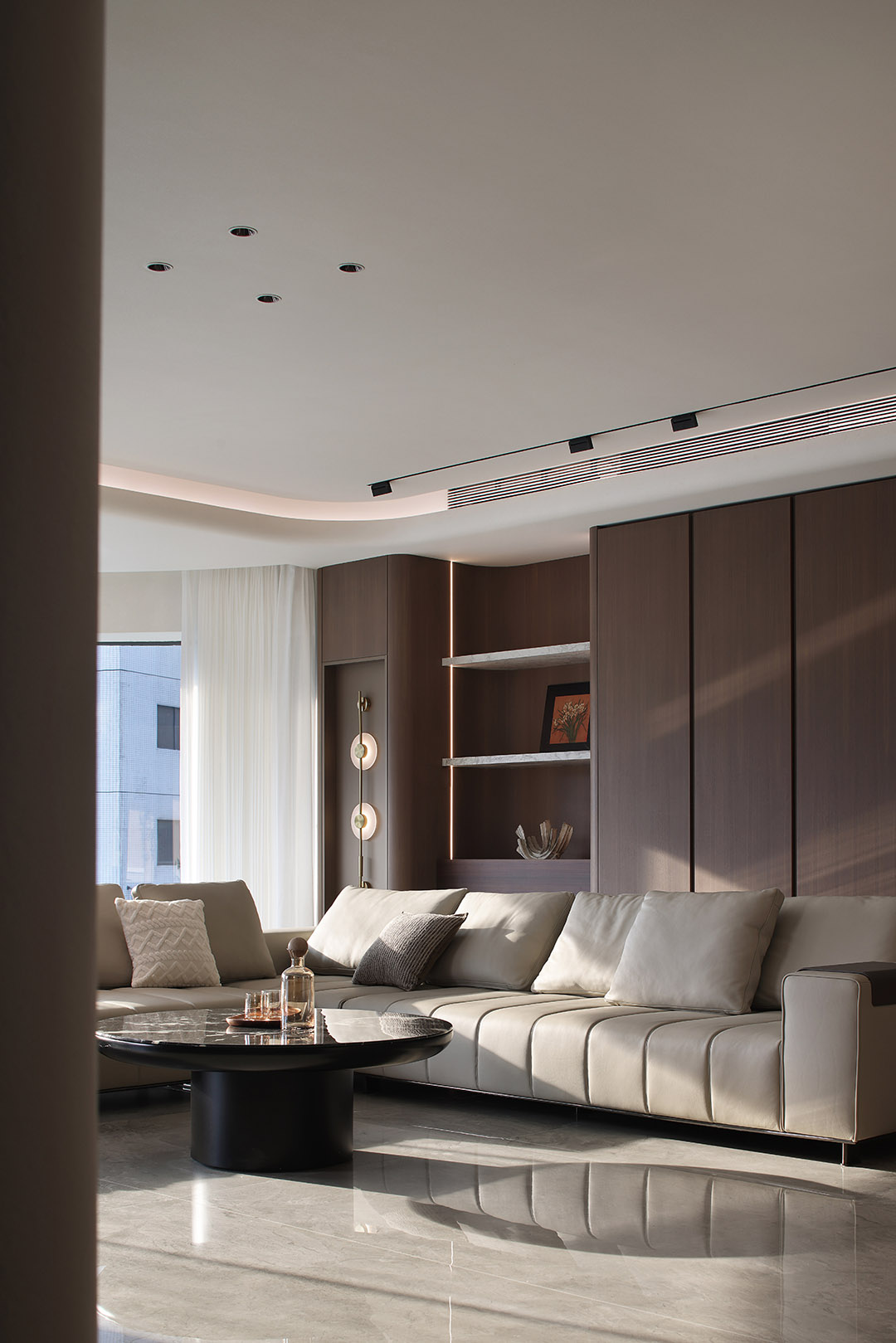 285㎡大平层,285㎡,住宅设计案例,住宅设计,现代风格家装设计,大平层设计,大平层设计案例,大平层设计方案,广州大平层-空纳万境,广州,隐之设计