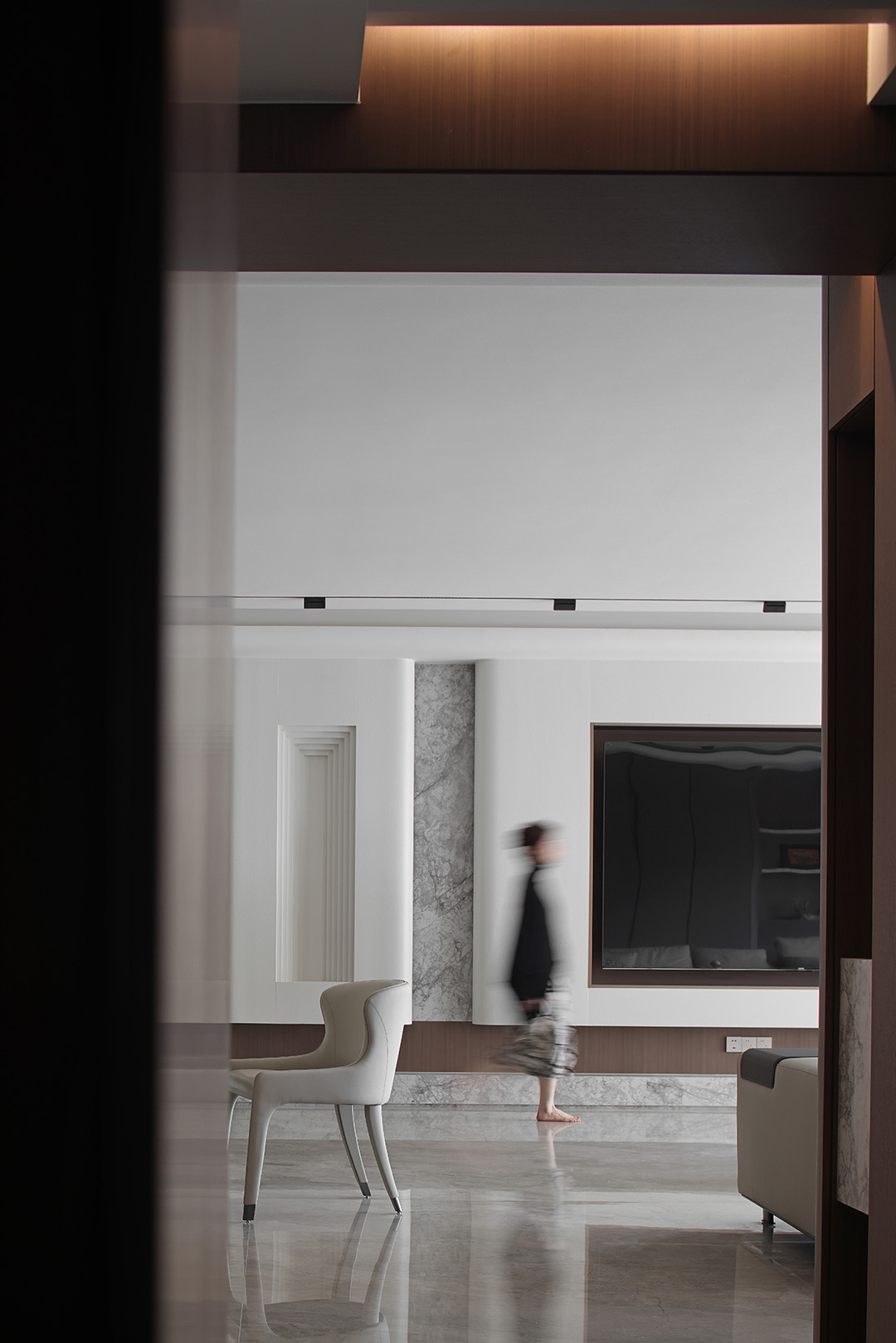 285㎡大平层,285㎡,住宅设计案例,住宅设计,现代风格家装设计,大平层设计,大平层设计案例,大平层设计方案,广州大平层-空纳万境,广州,隐之设计